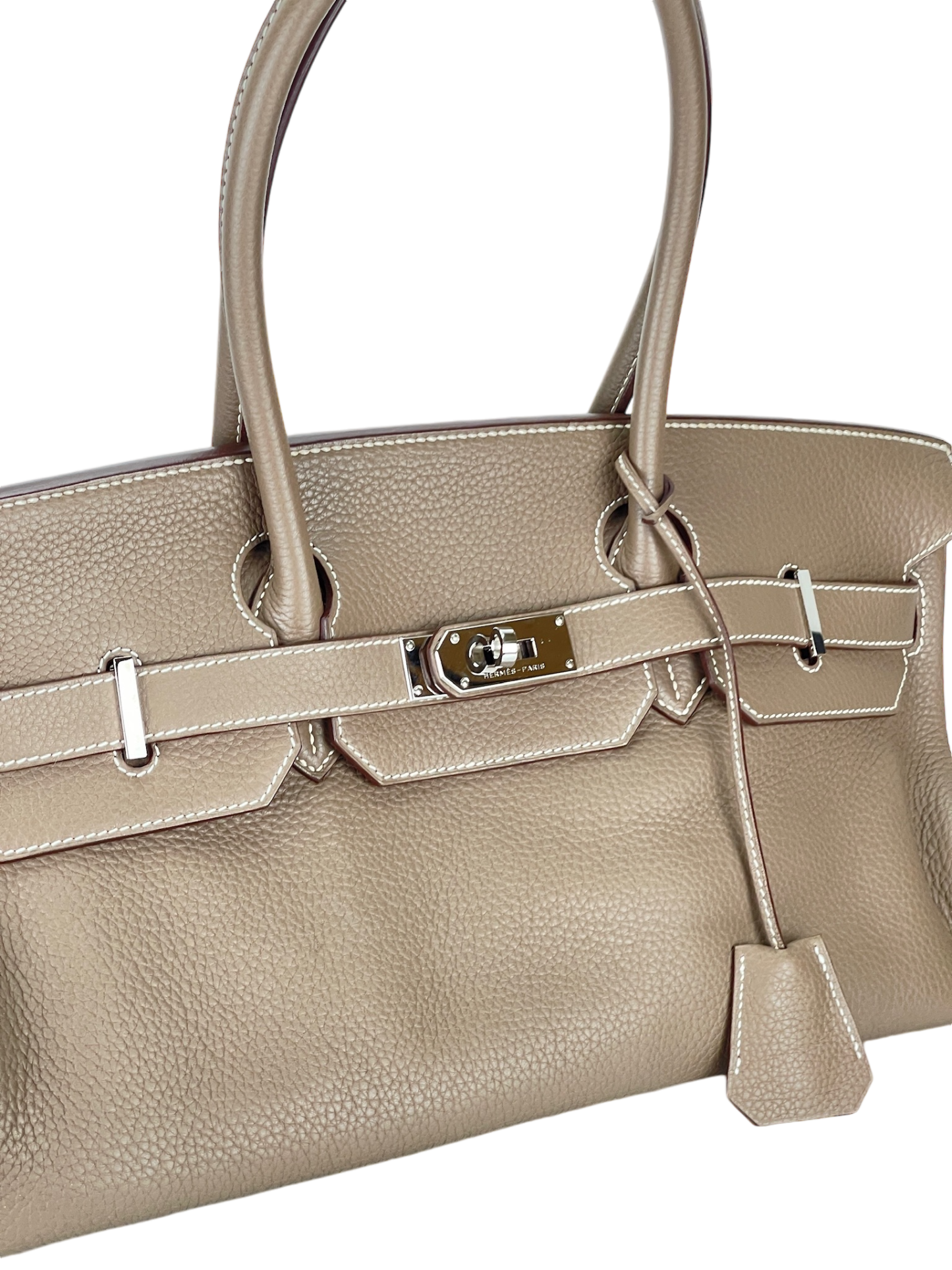 HERMES - Etoupe TC Shoulder Birkin Bag