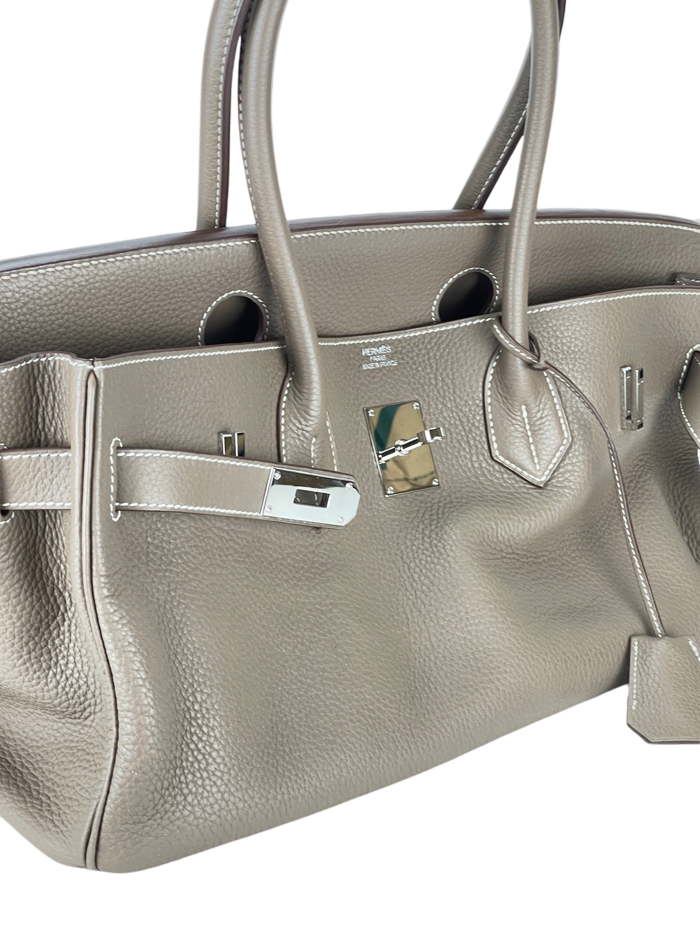 HERMES - Etoupe TC Shoulder Birkin Bag