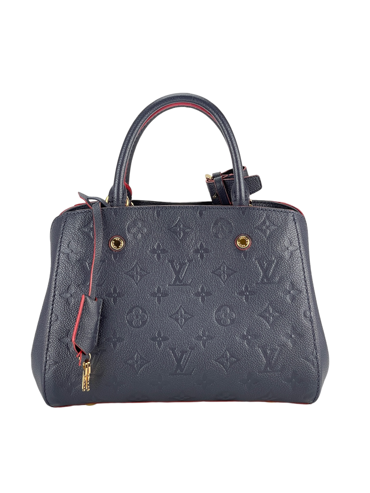 LOUIS VUITTON - Blue Empreinte Montaigne 2way Bag