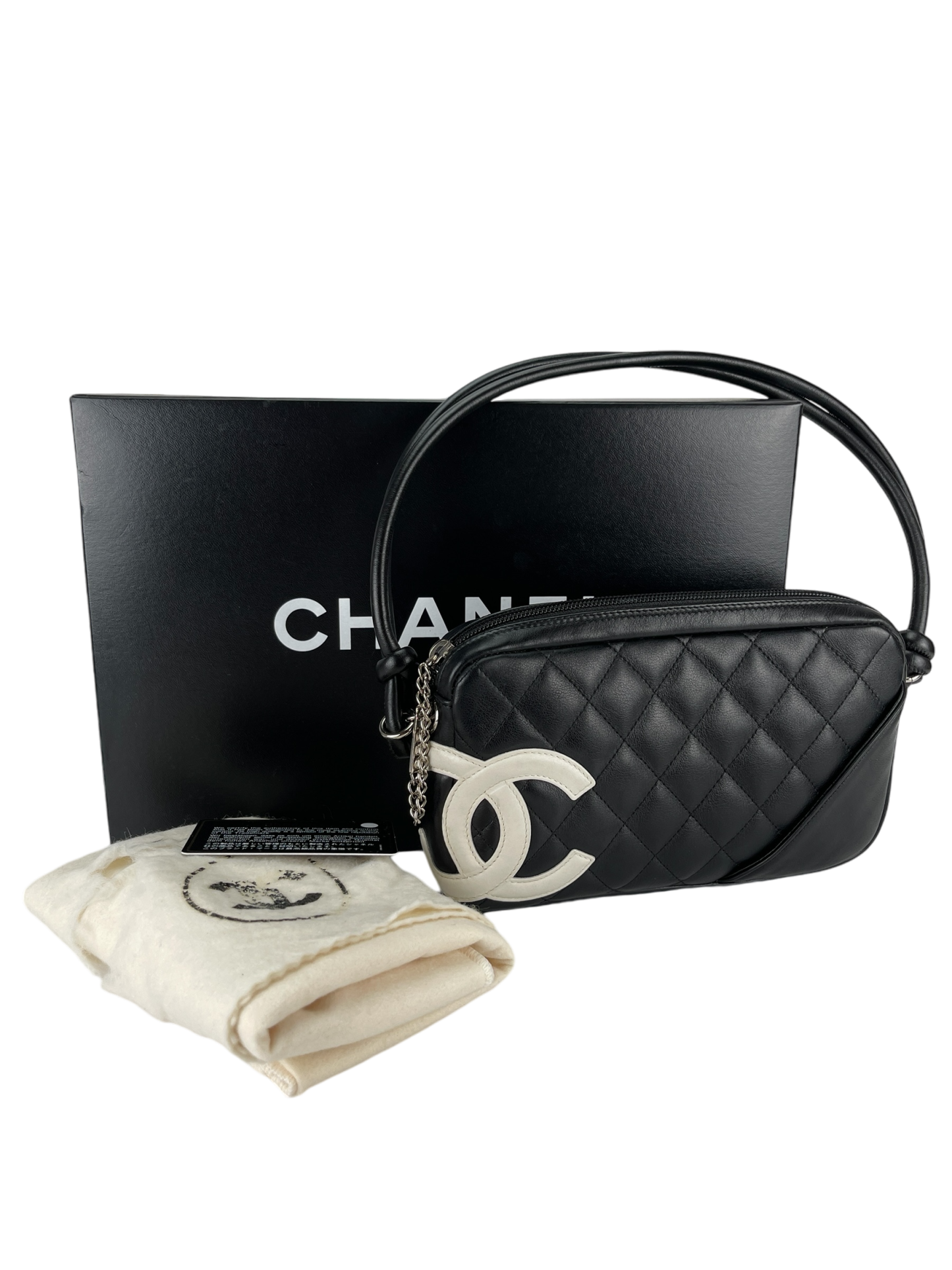 CHANEL - Black Cambon Shoulder Bag