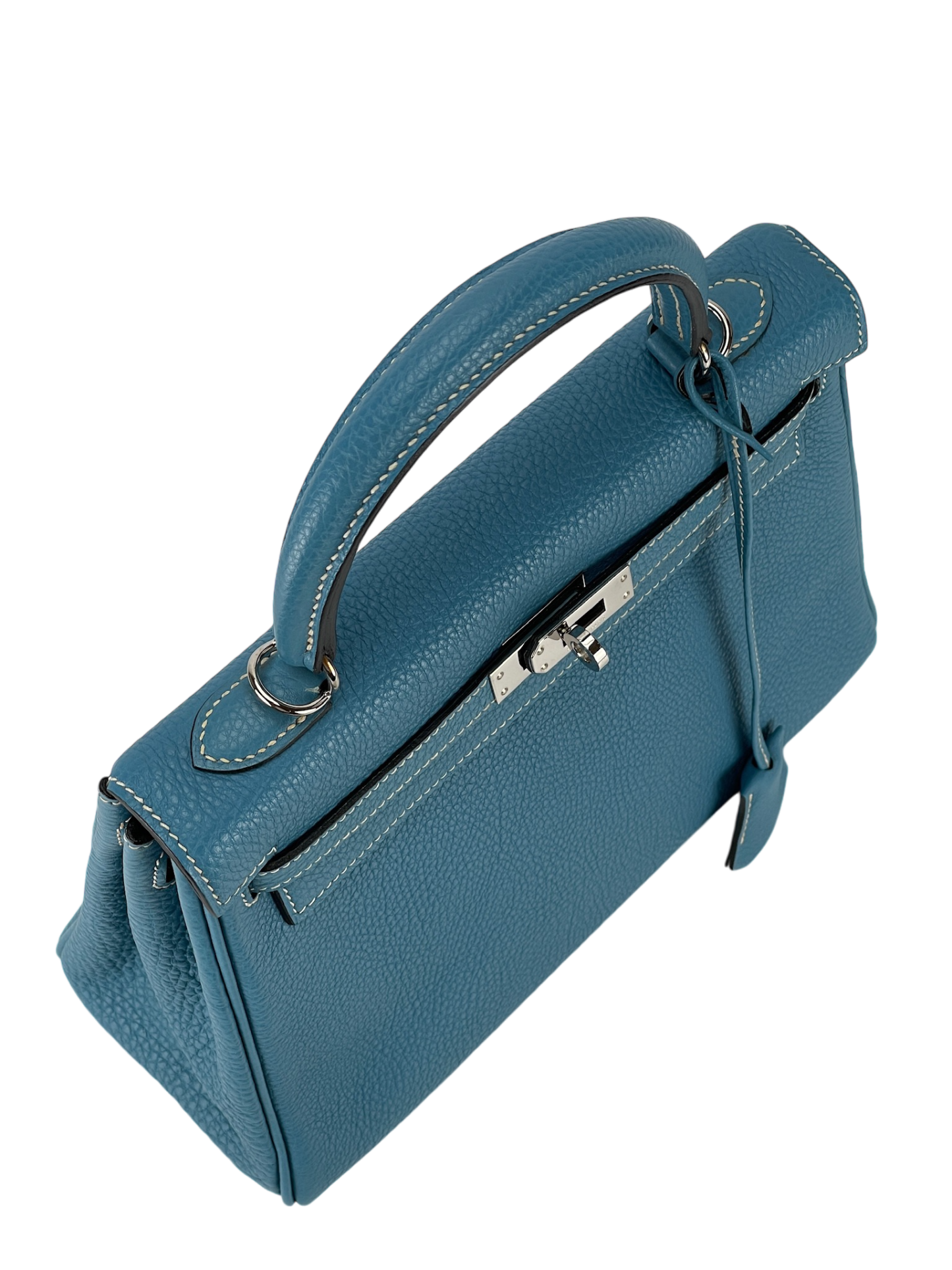 HERMES - Togo Blue jean Kelly25 Bag