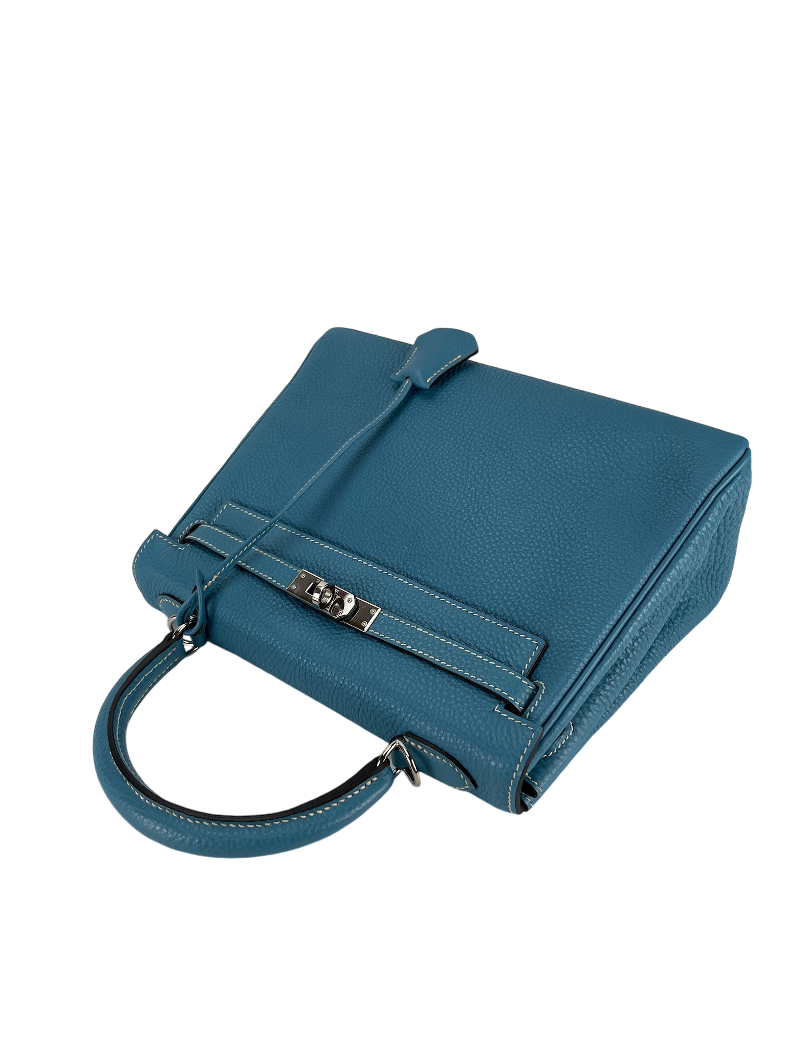 HERMES - Togo Blue jean Kelly25 Bag