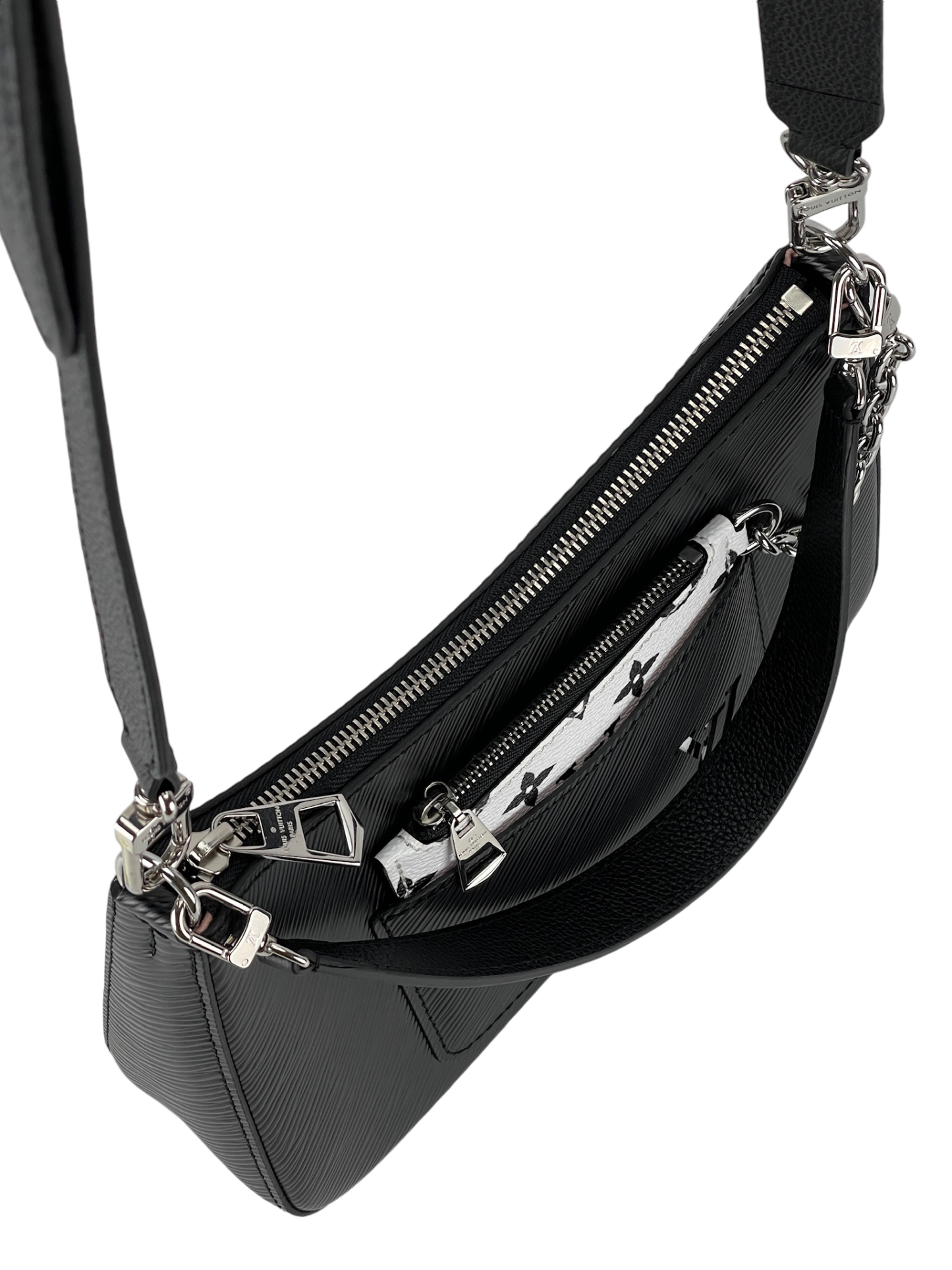 LOUIS VUITTON - Epi Malerini Noir 2way Shoulder Bag