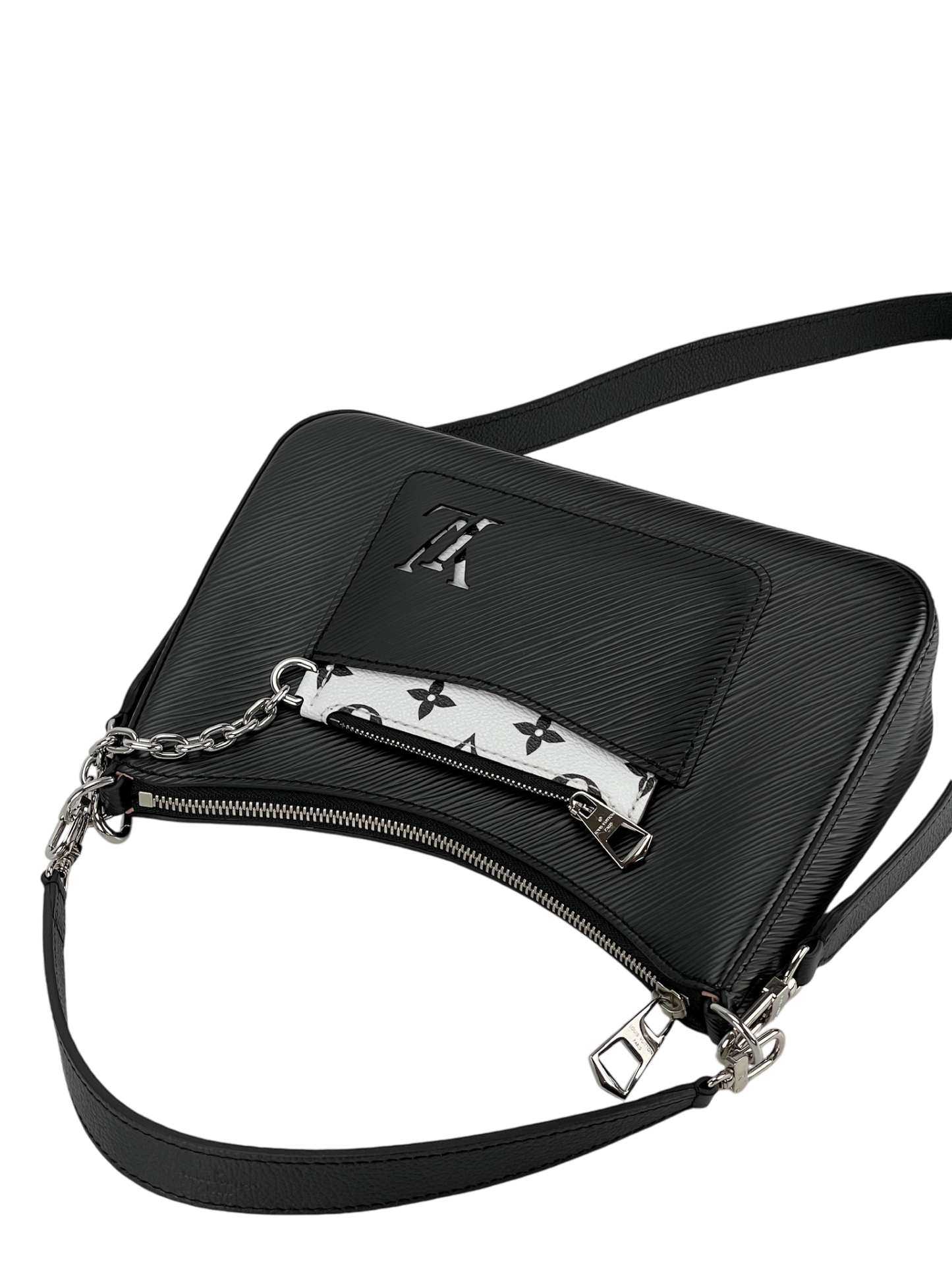 LOUIS VUITTON - Epi Malerini Noir 2way Shoulder Bag