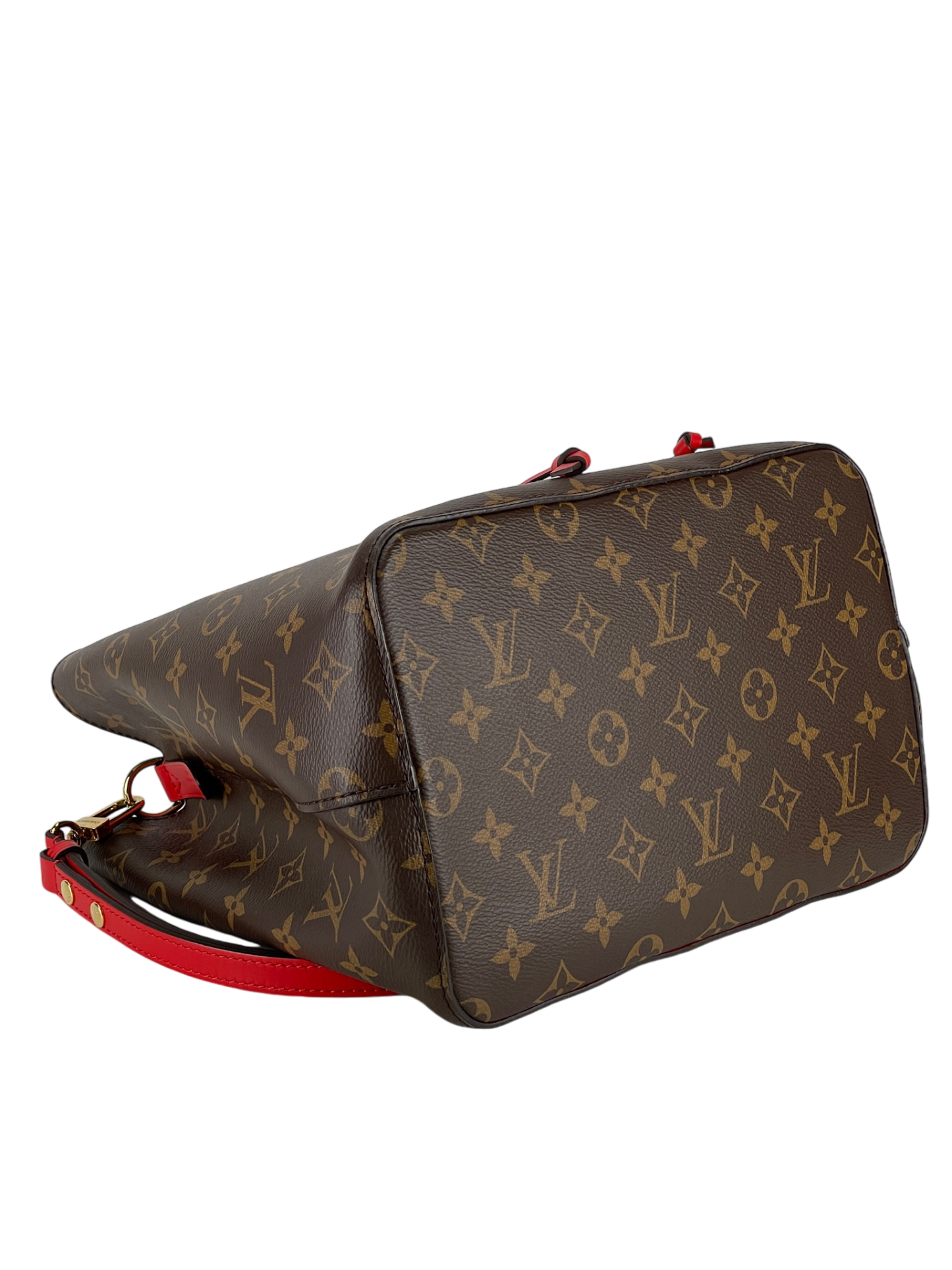 LOUIS VUITTON - Red Neo Bucket MM Shoulder Bag