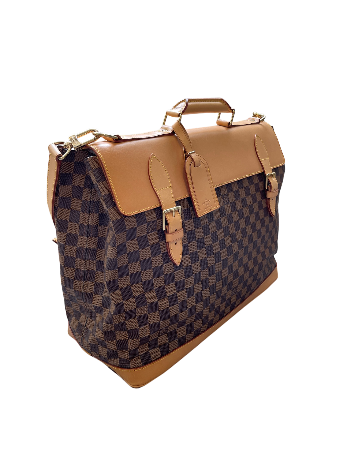 LOUIS VUITTON - 100th Limited Clipper Damier Ebene Boston Bag