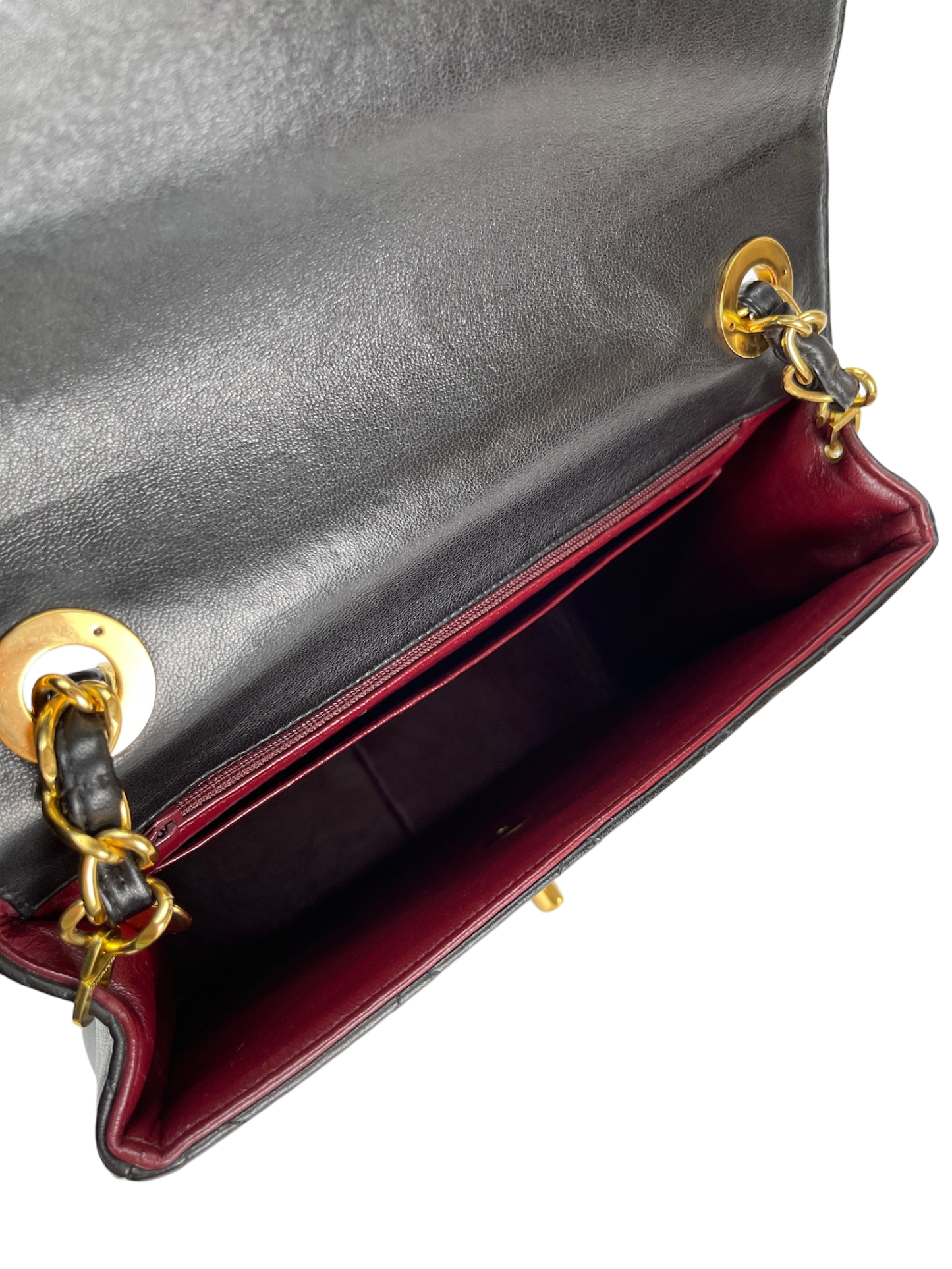 CHANEL - Matelasse Lambskin Chain Shoulder Bag