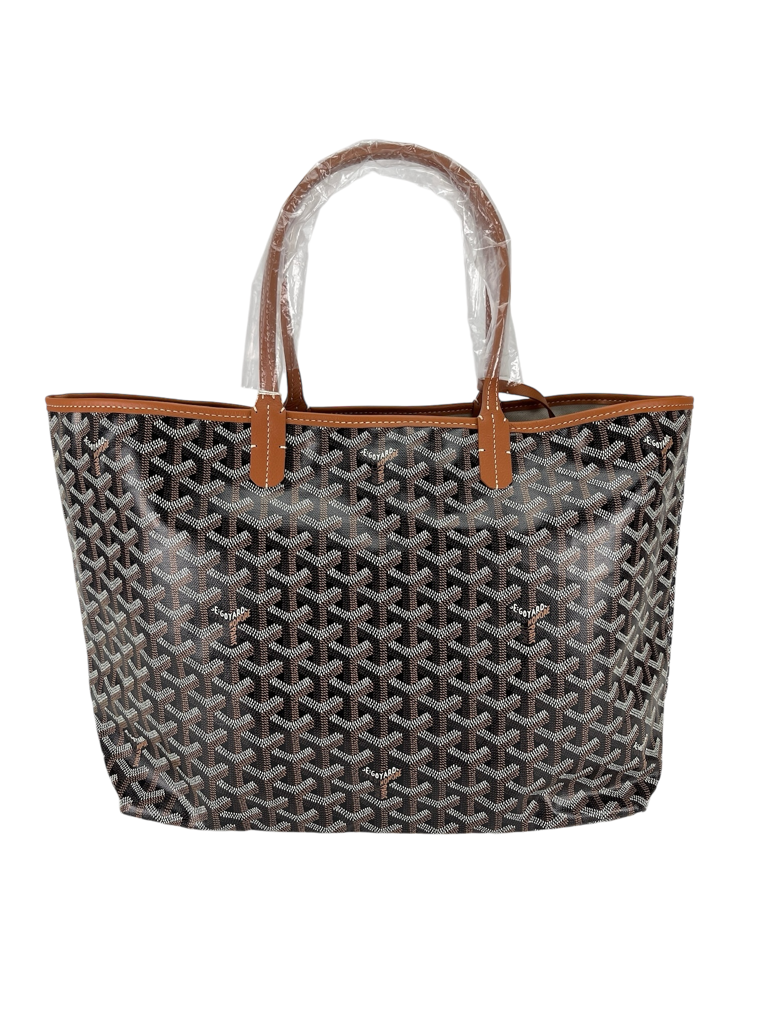 GOYARD - Saint Louis PM Tote Bag Black & Tan