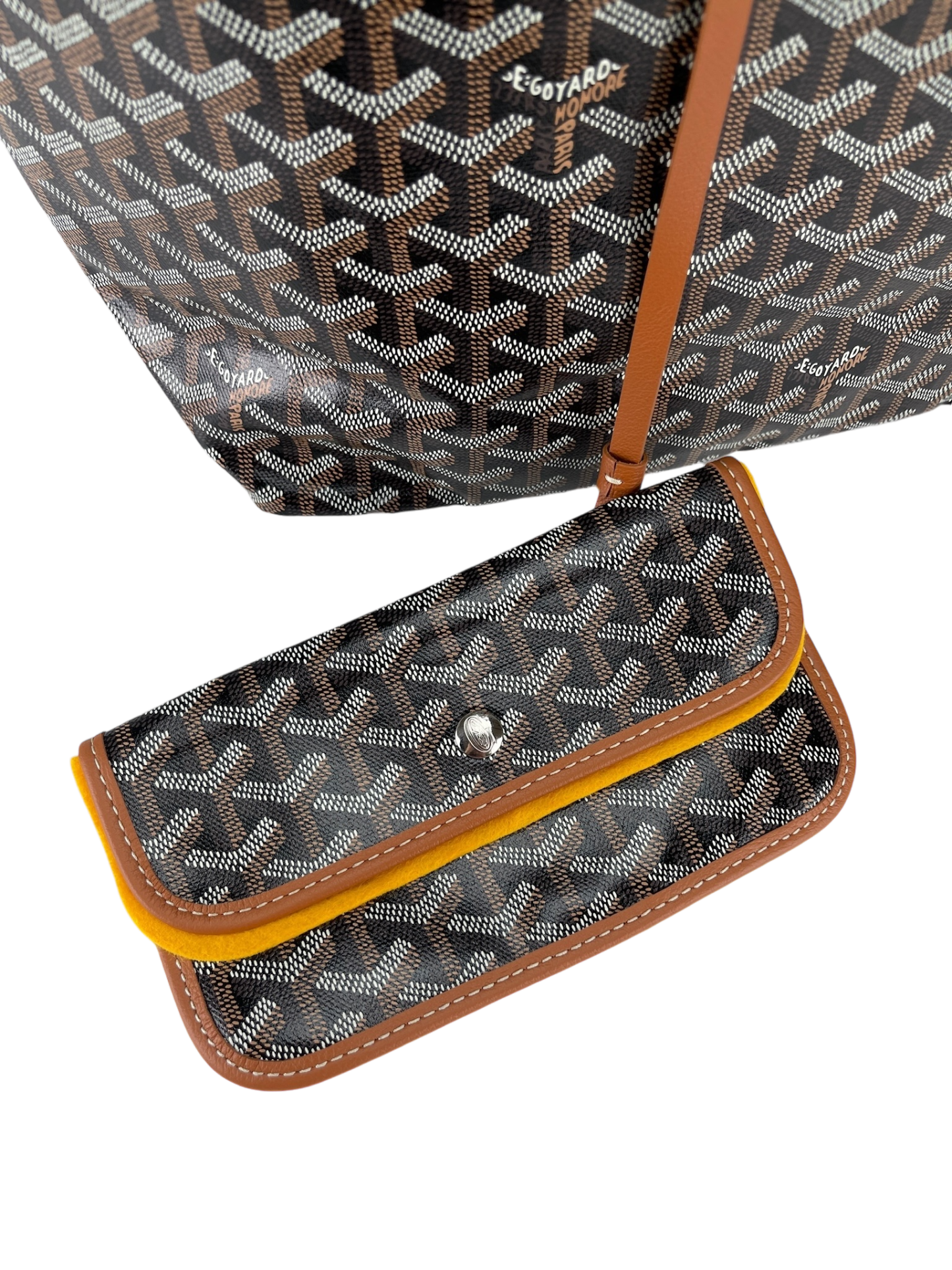 GOYARD - Saint Louis PM Tote Bag Black & Tan