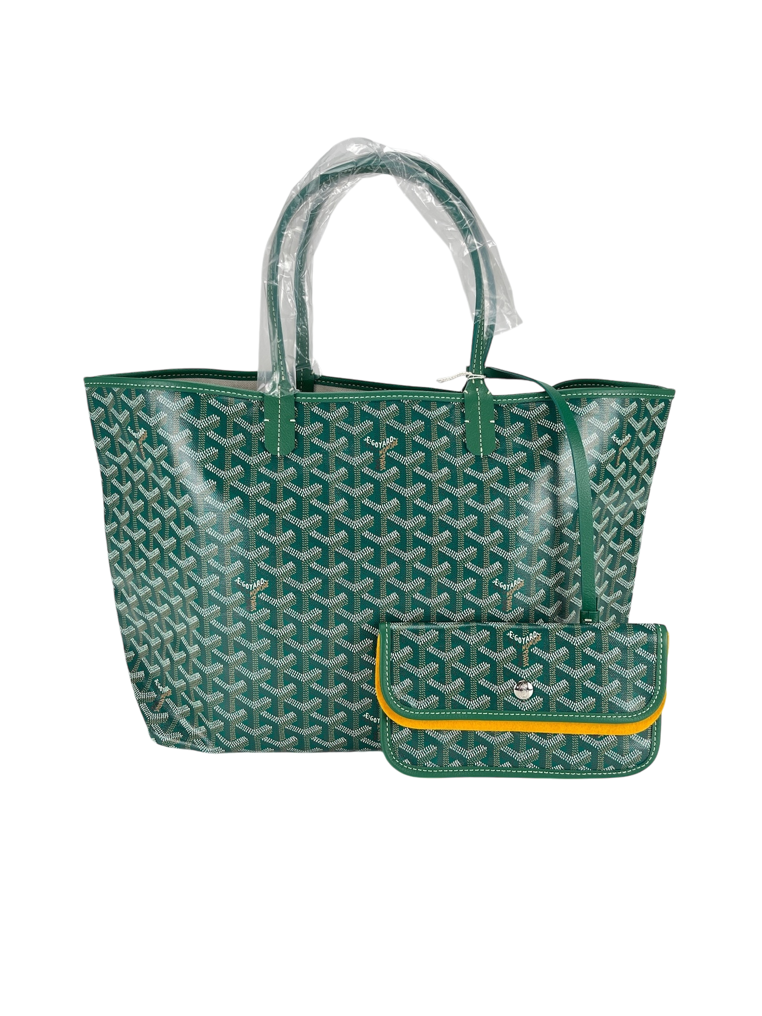 GOYARD - Green PVC Tote Bag PM