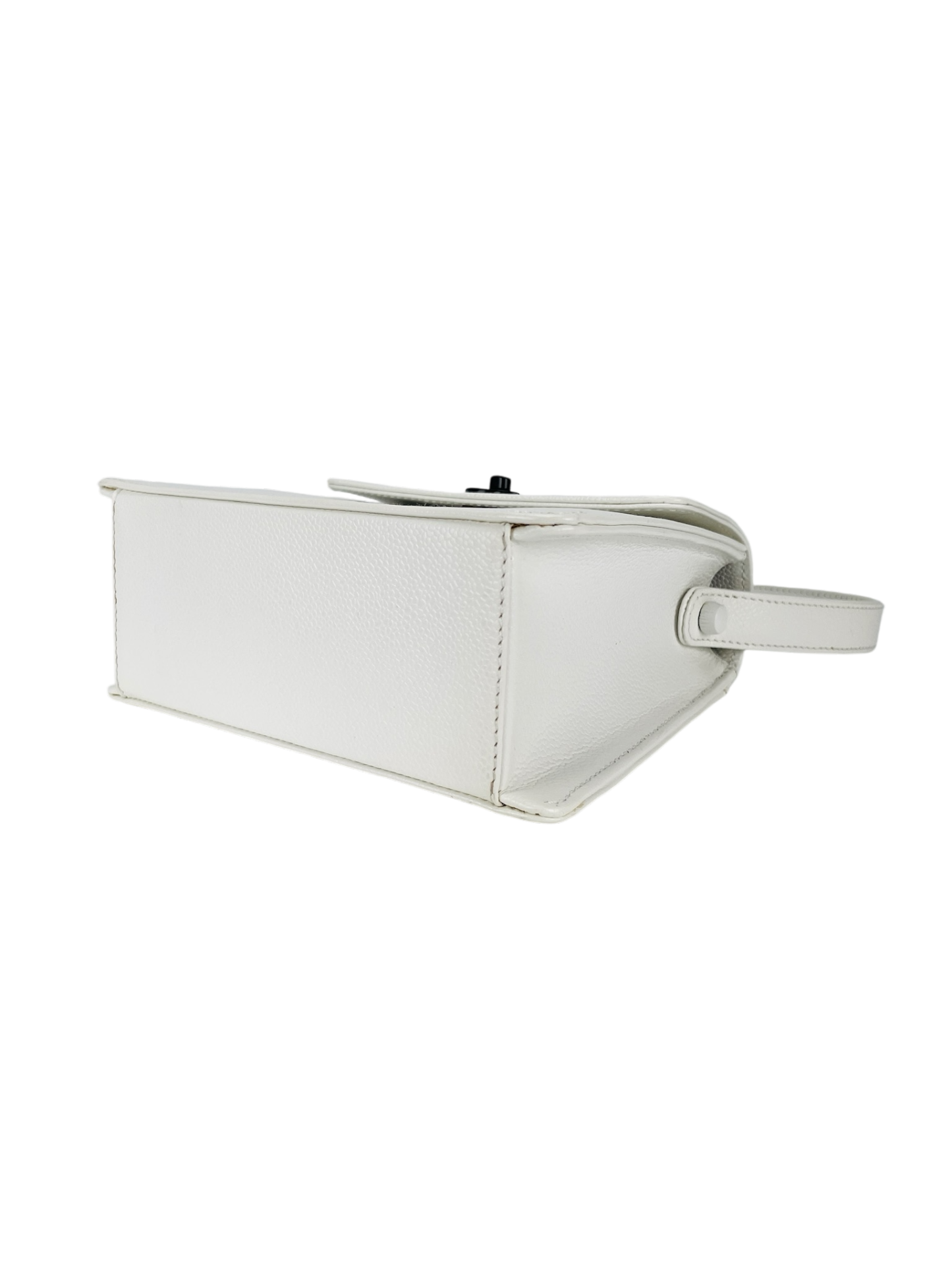 CHANEL - White Caviar Mini Satchel Shoulder Bag