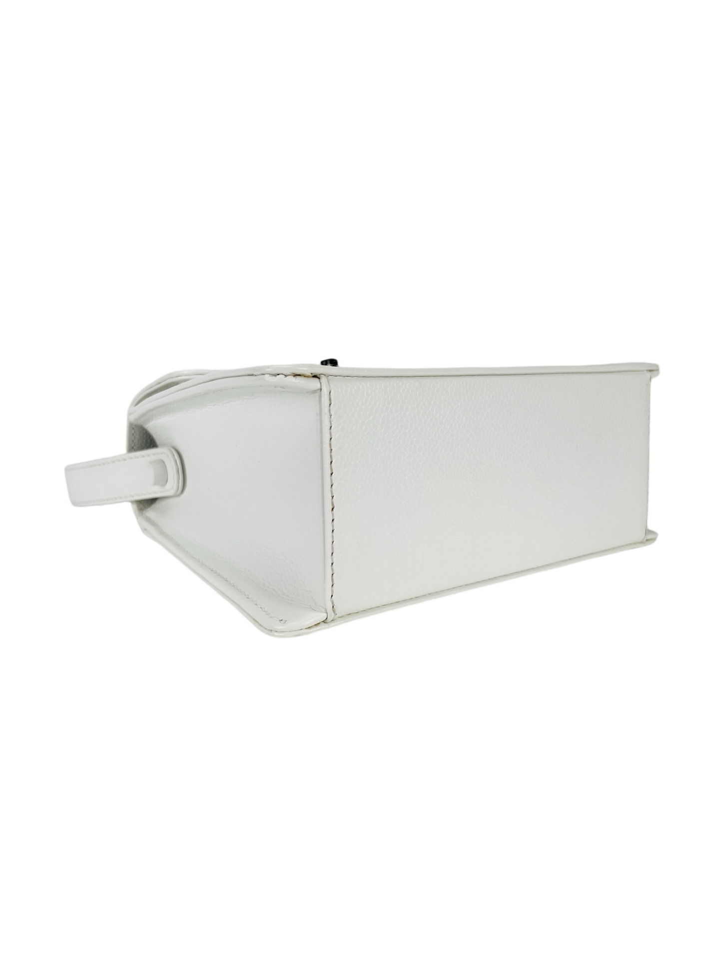 CHANEL - White Caviar Mini Satchel Shoulder Bag