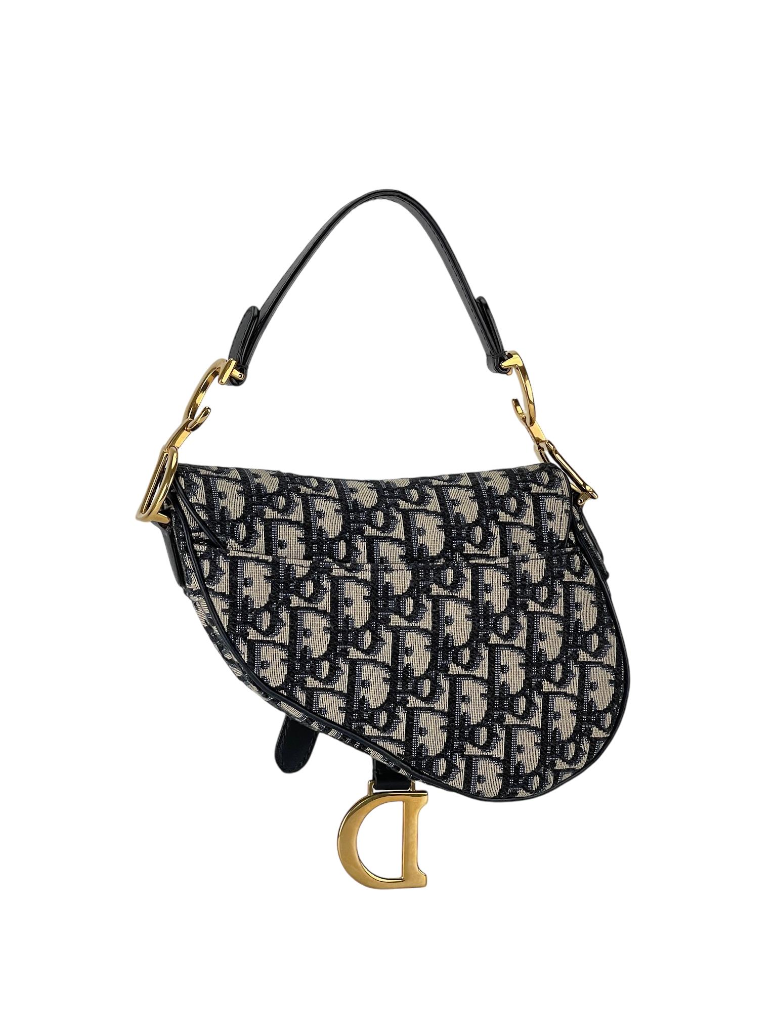 DIOR - Blue Trotter Saddle Handbag