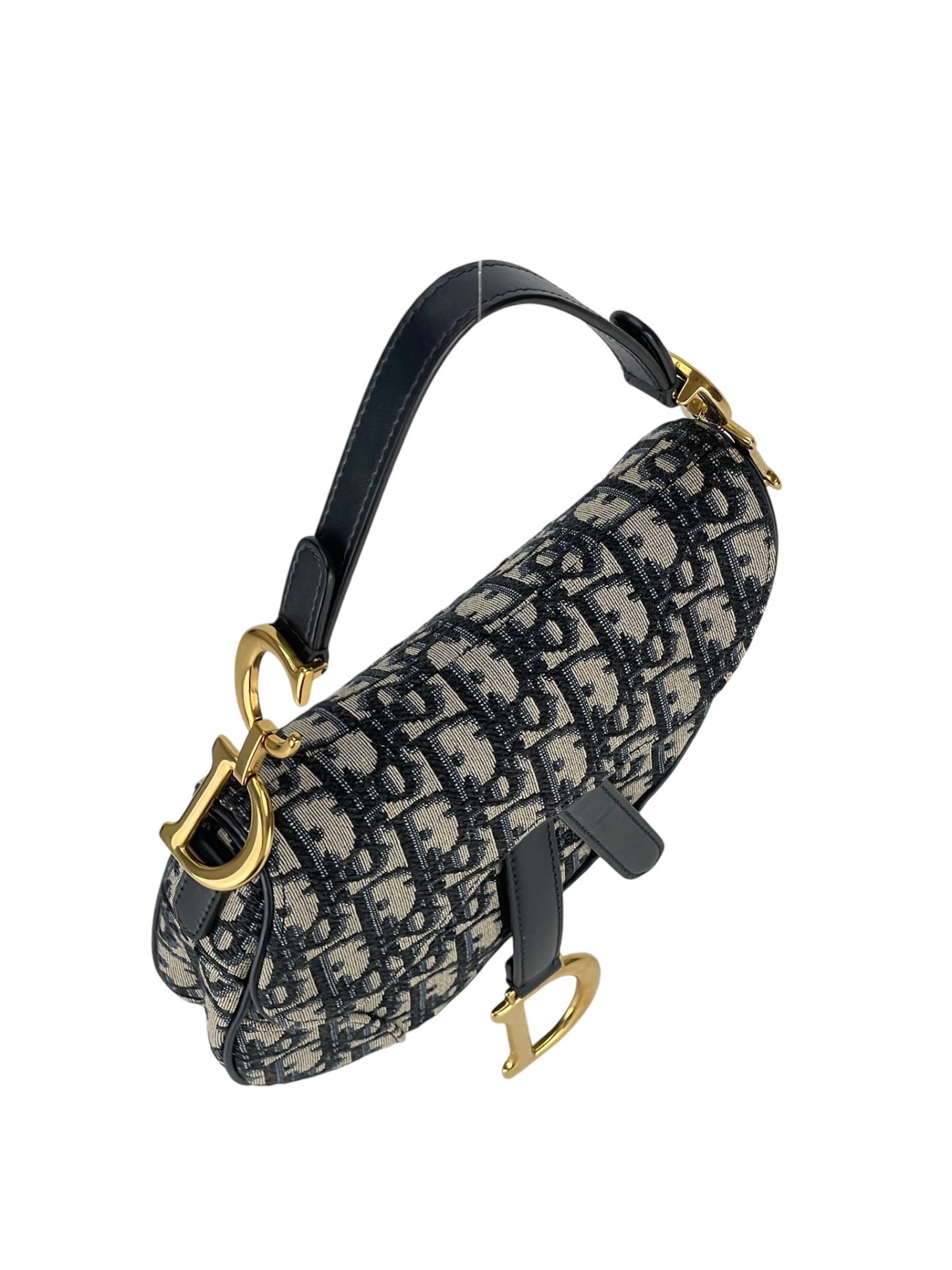 DIOR - Blue Trotter Saddle Handbag
