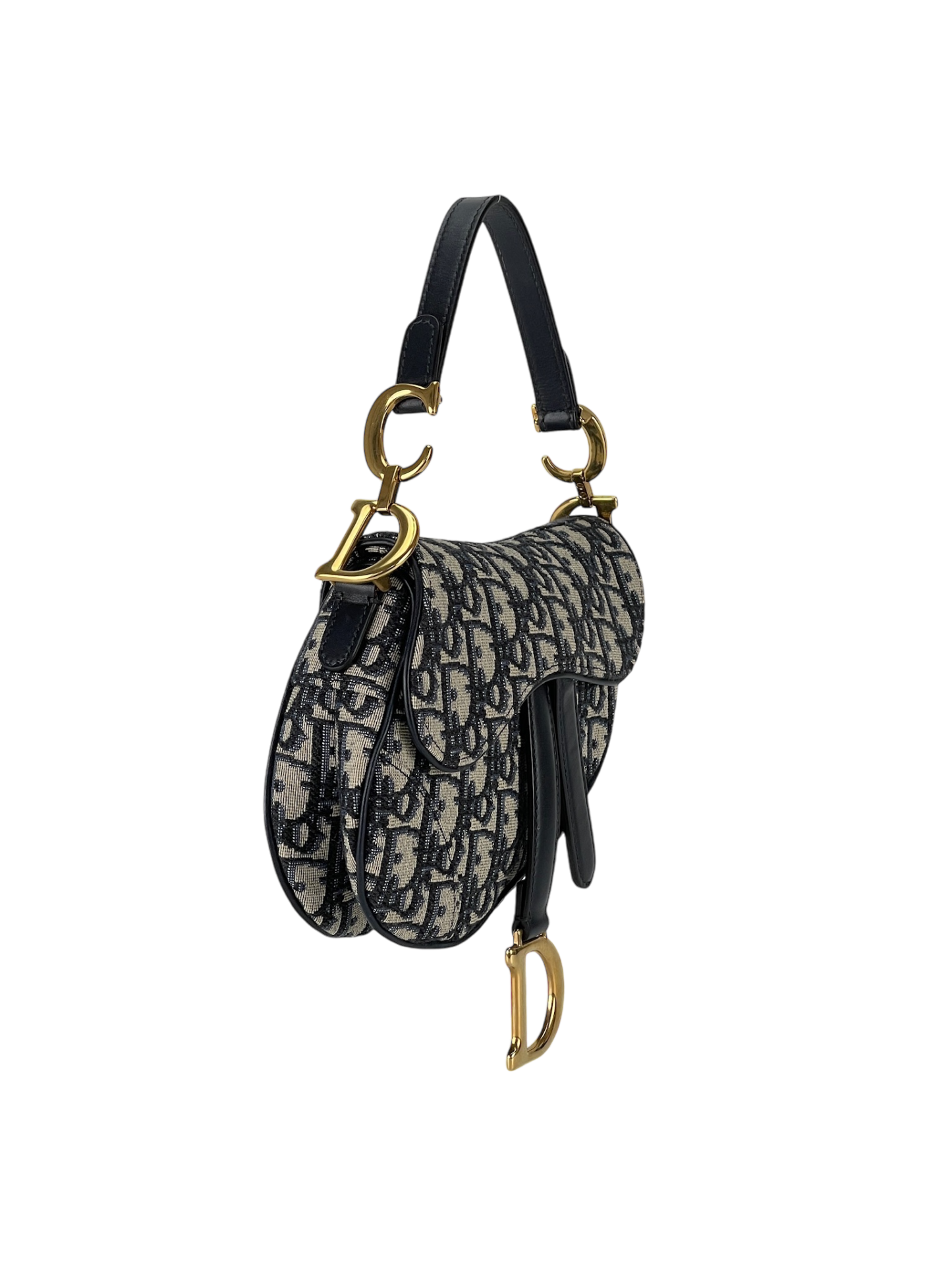 DIOR - Blue Trotter Saddle Handbag