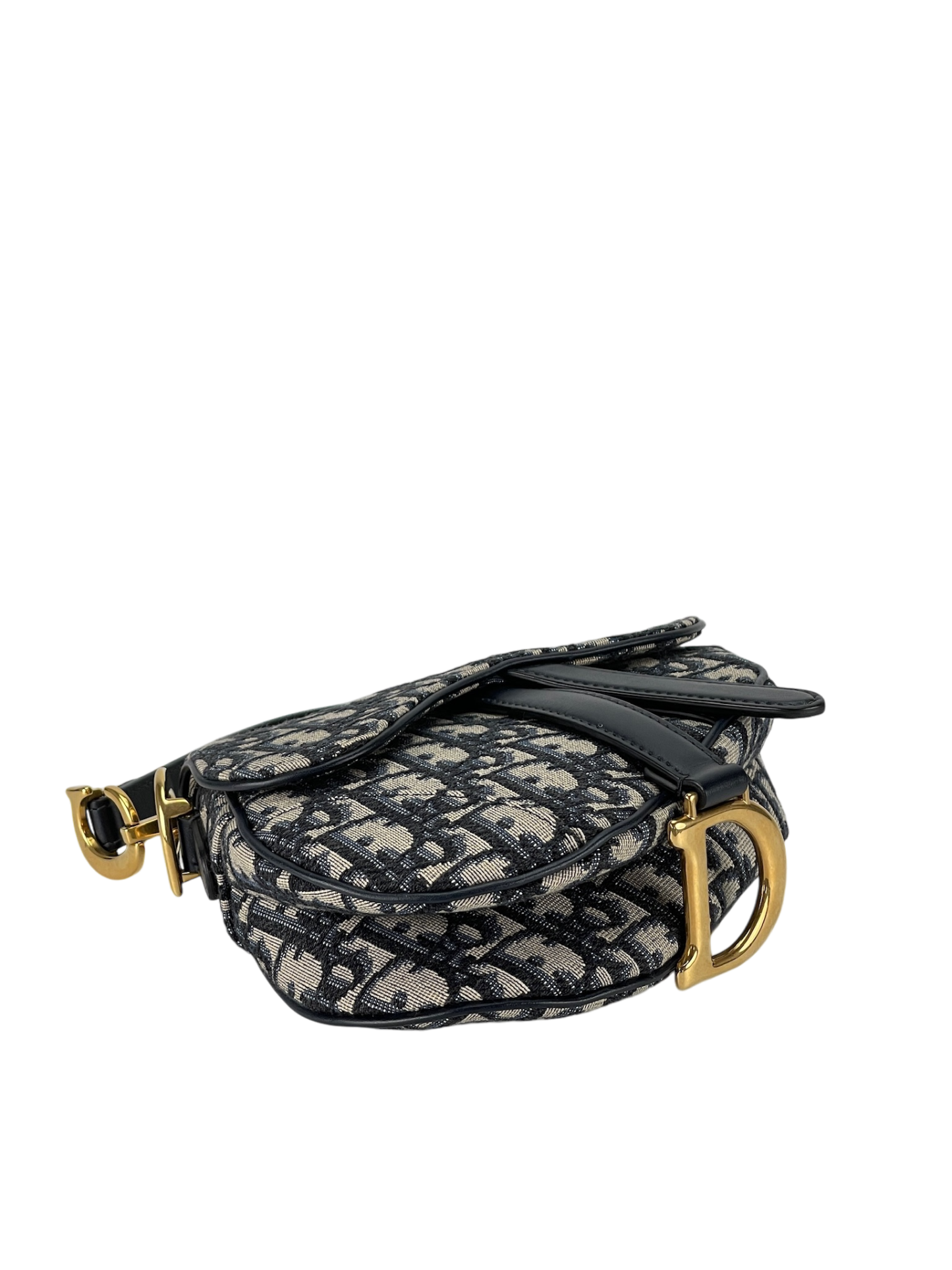 DIOR - Blue Trotter Saddle Handbag