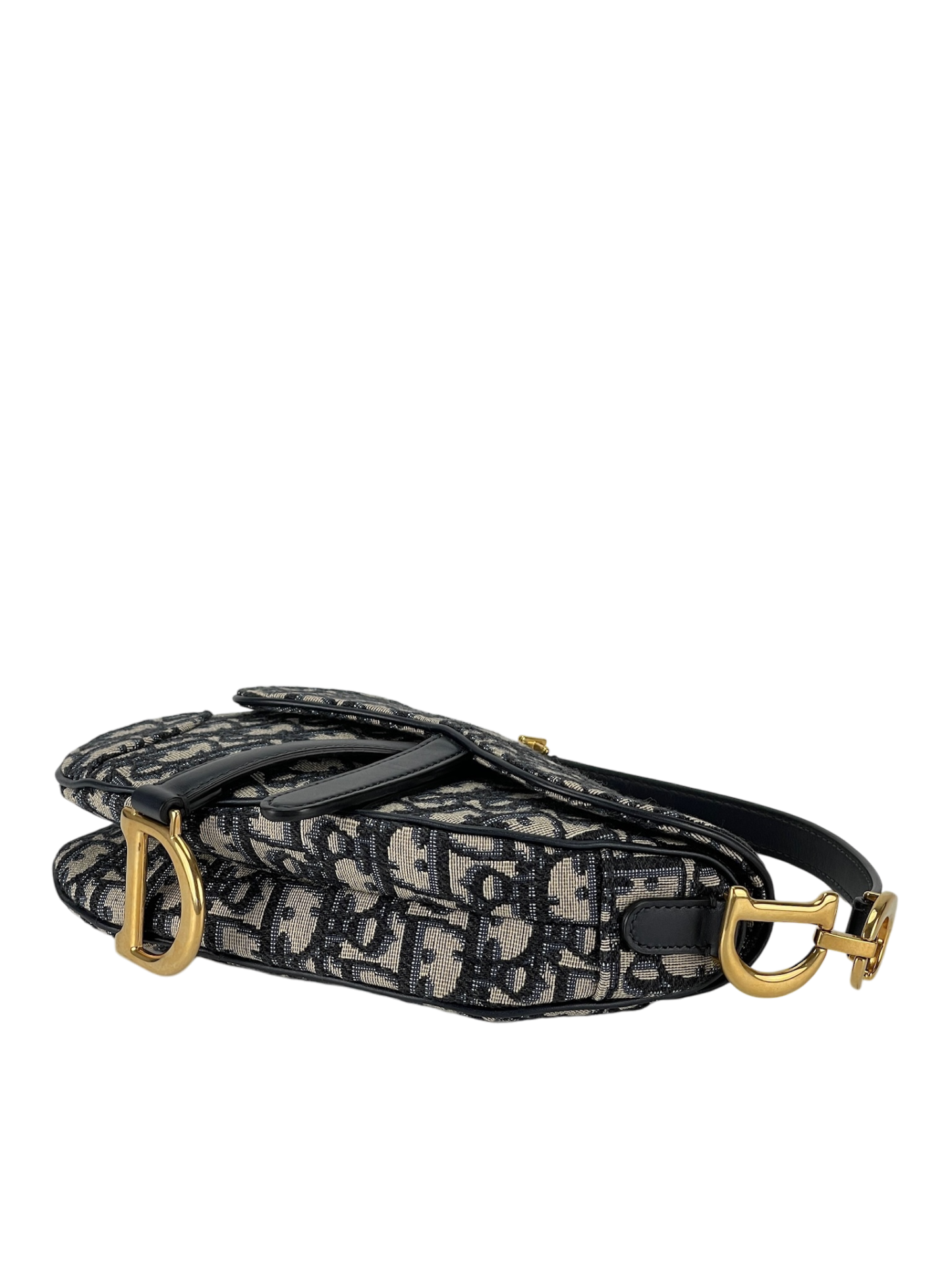DIOR - Blue Trotter Saddle Handbag