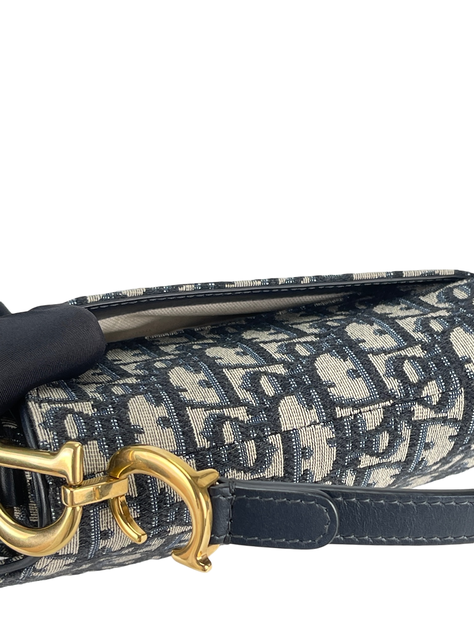 DIOR - Blue Trotter Saddle Handbag