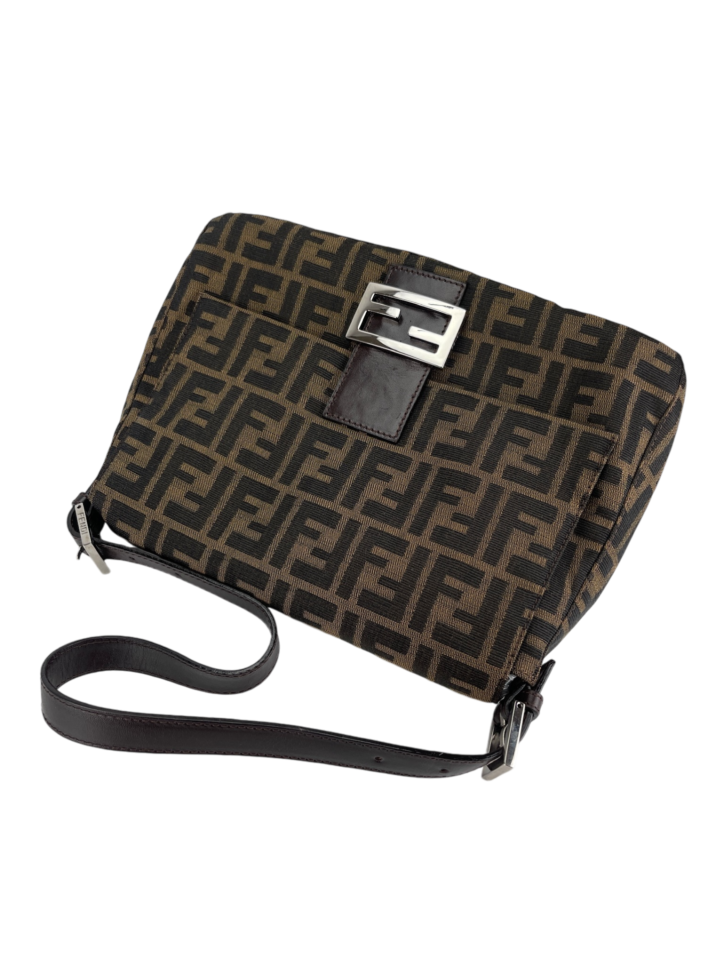 FENDI - Zucca Mamma Baguette Bag