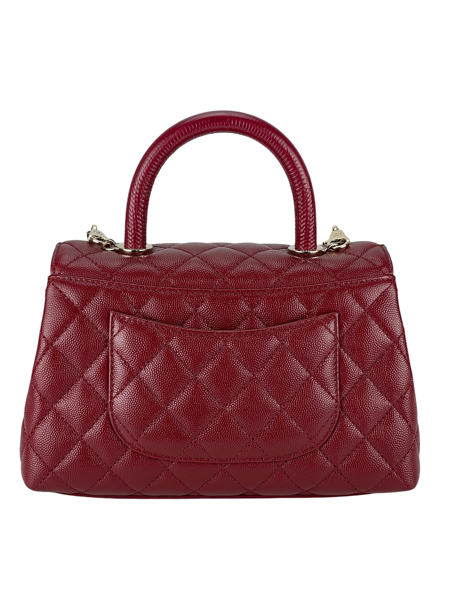 CHANEL - Caviar Skin Coco Handle Handbag