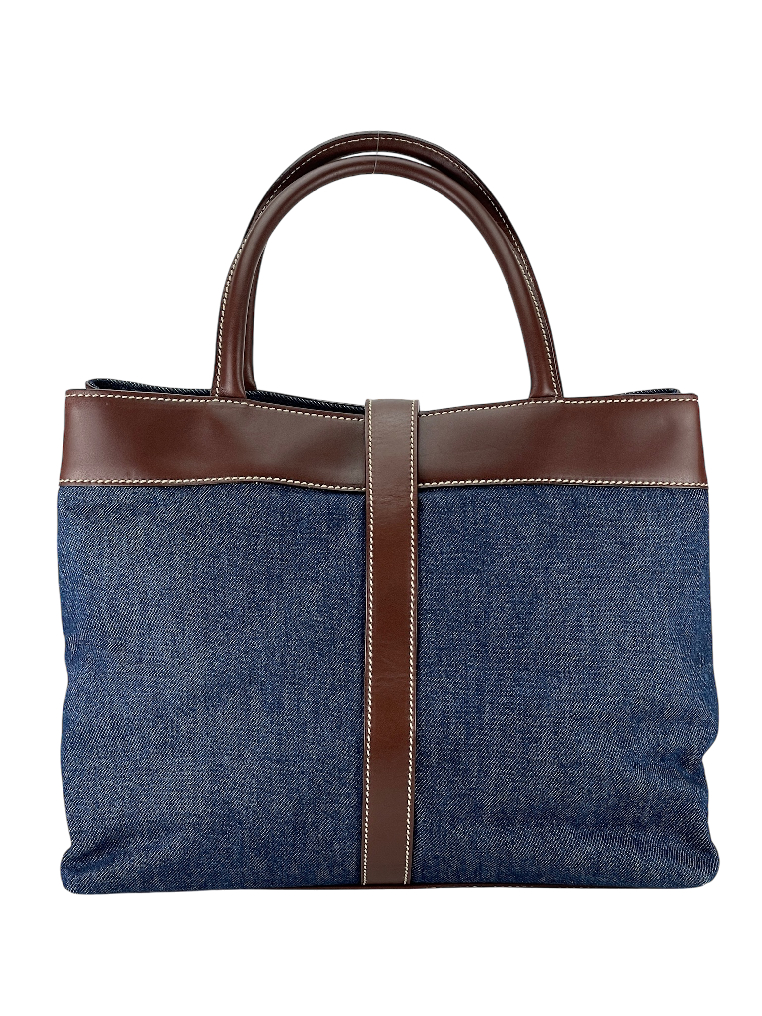 CHANEL - Denim Turn-Lock Tote Tote Bag