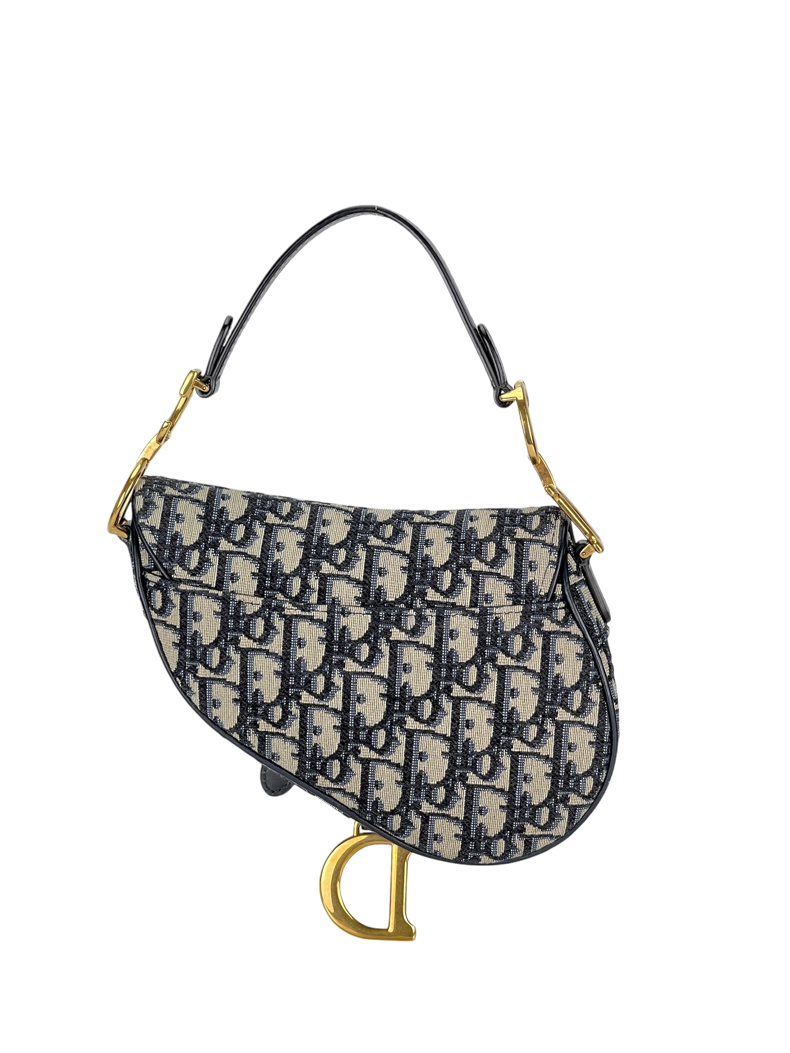 DIOR - 2018 Blue Trotter Saddle Handbag