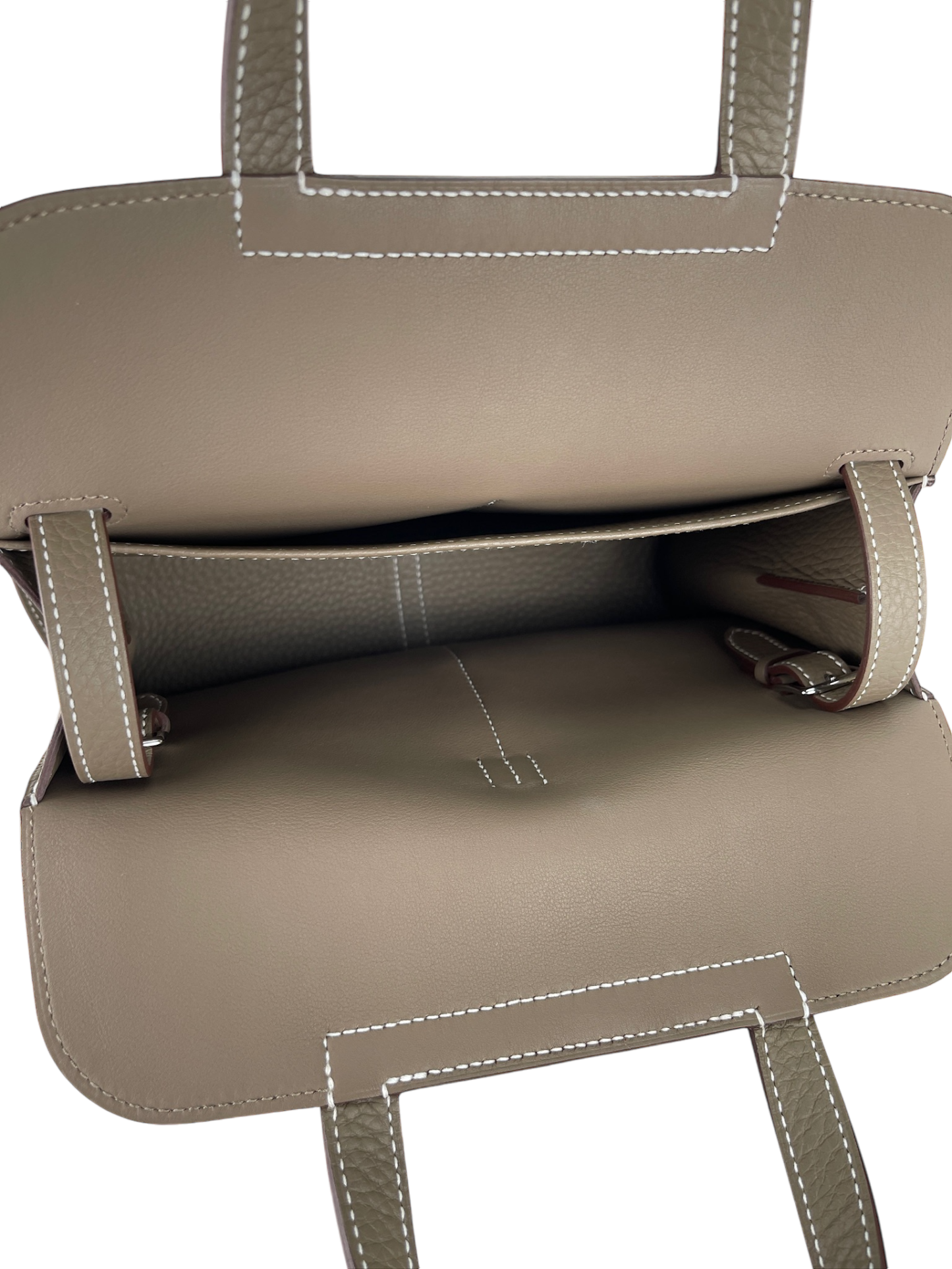 HERMES - Etoupe TC Halzan25 Bag