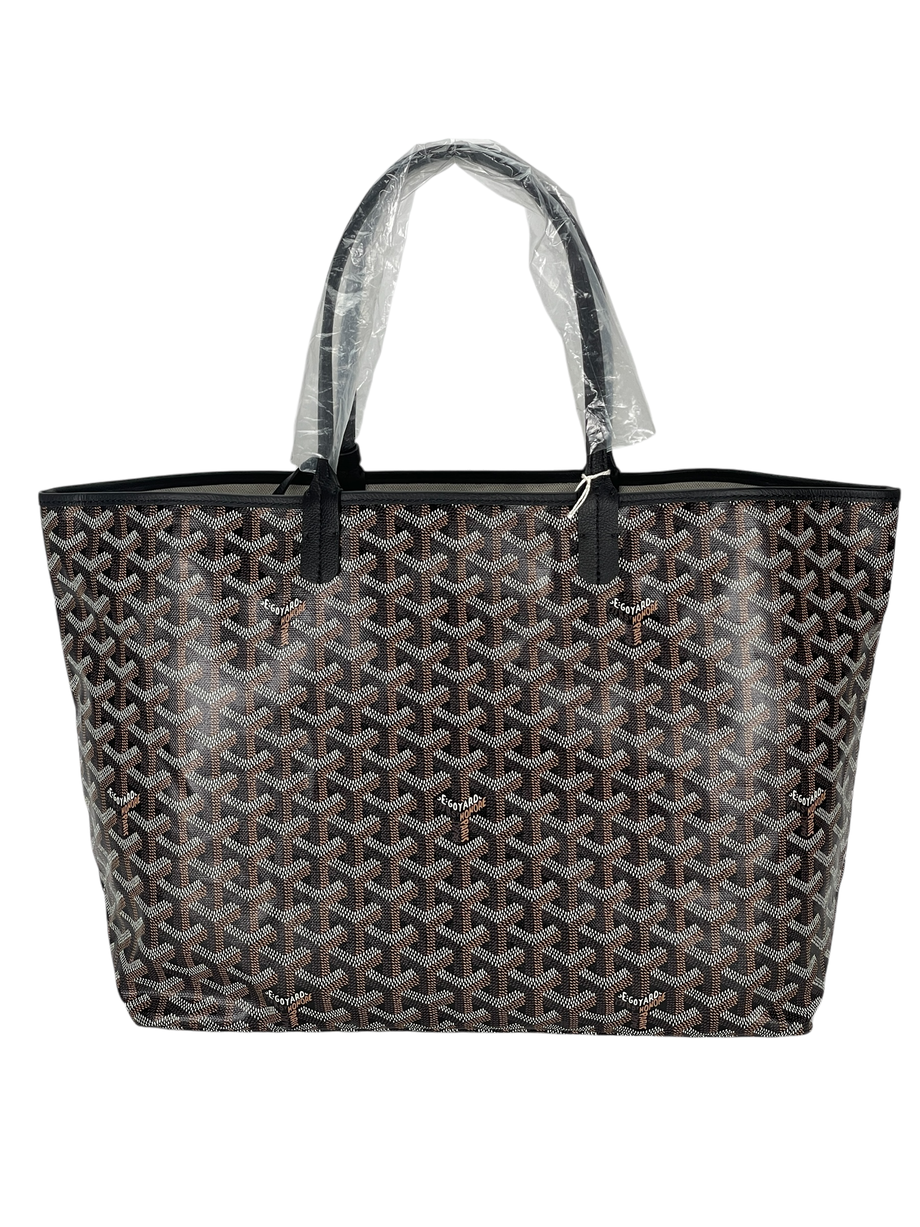 GOYARD - Saint Louis PM Tote Bag Black & Tan