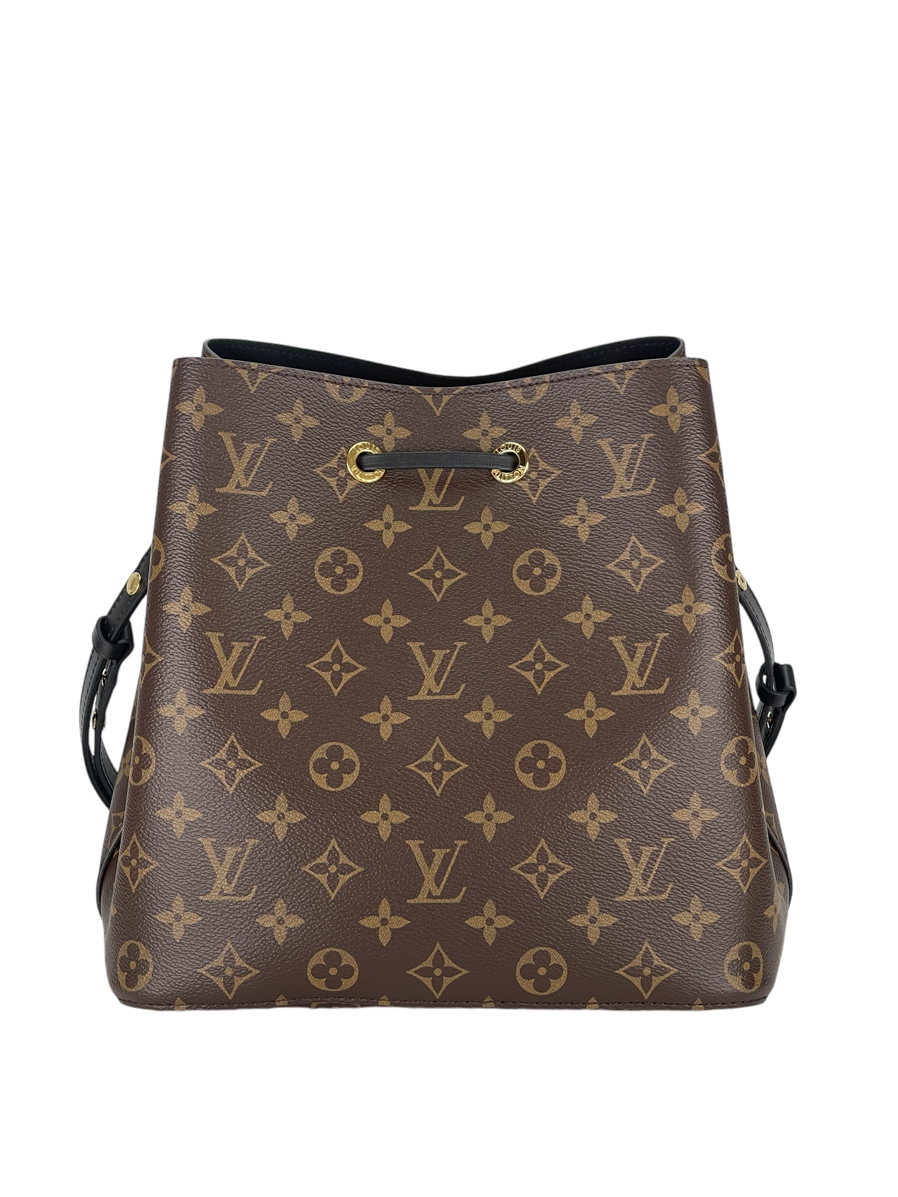LOUIS VUITTON - Black Neo Bucket MM Shoulder Bag