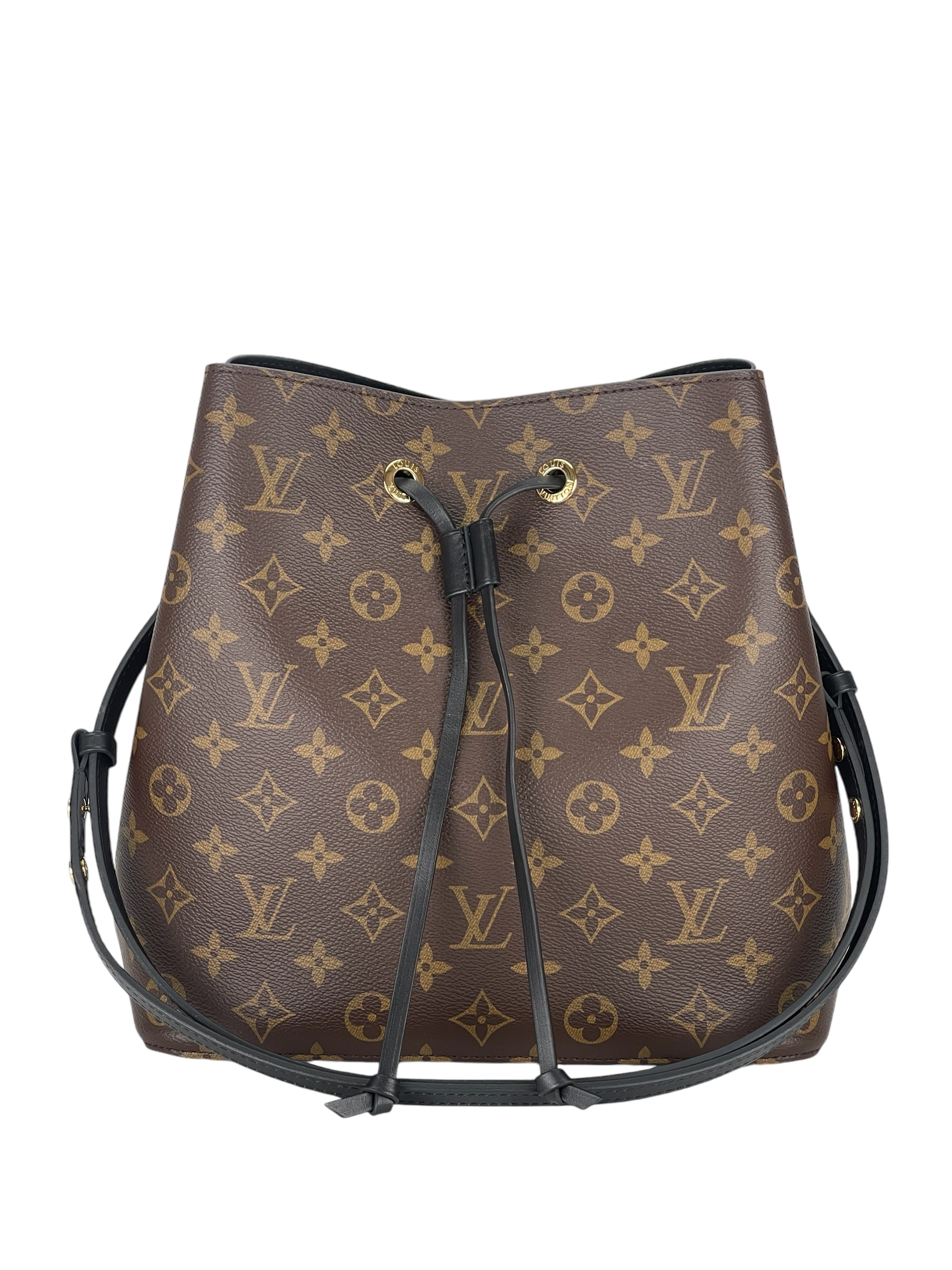 LOUIS VUITTON - Black Neo Bucket MM Shoulder Bag