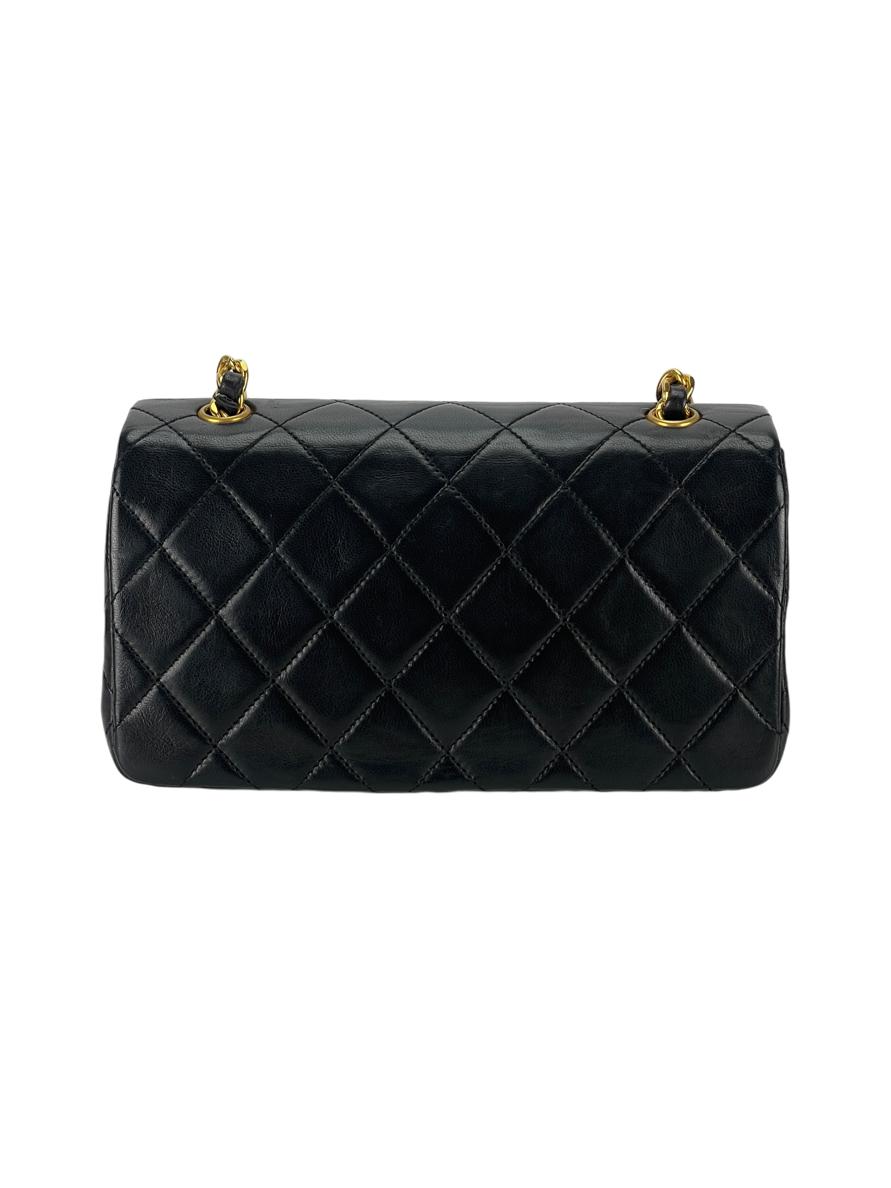 CHANEL - Lambskin Turnlock Small Full Flap Bag