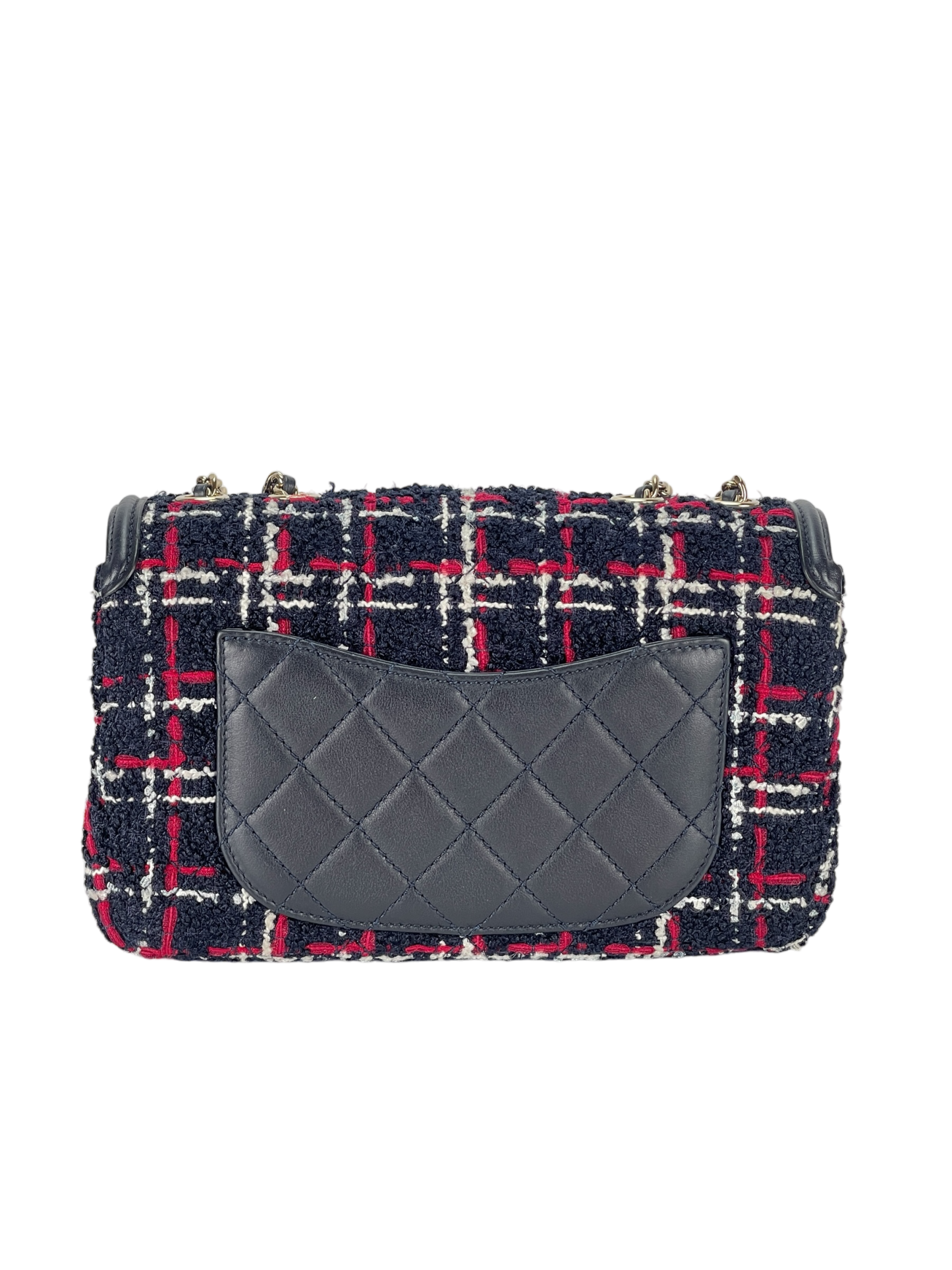CHANEL - CC Filigree Tweed Crossbody Bag