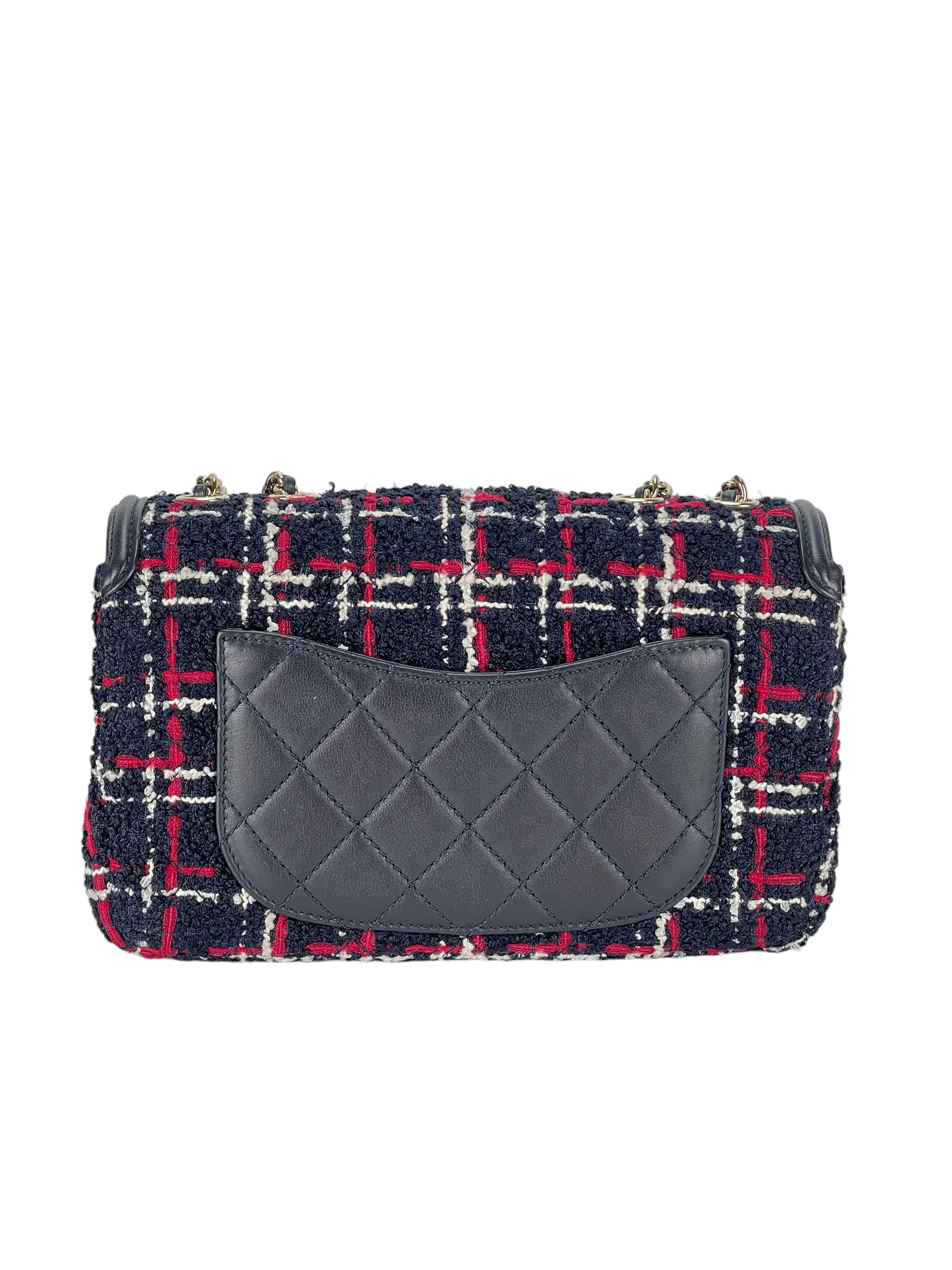 CHANEL - CC Filigree Tweed Crossbody Bag