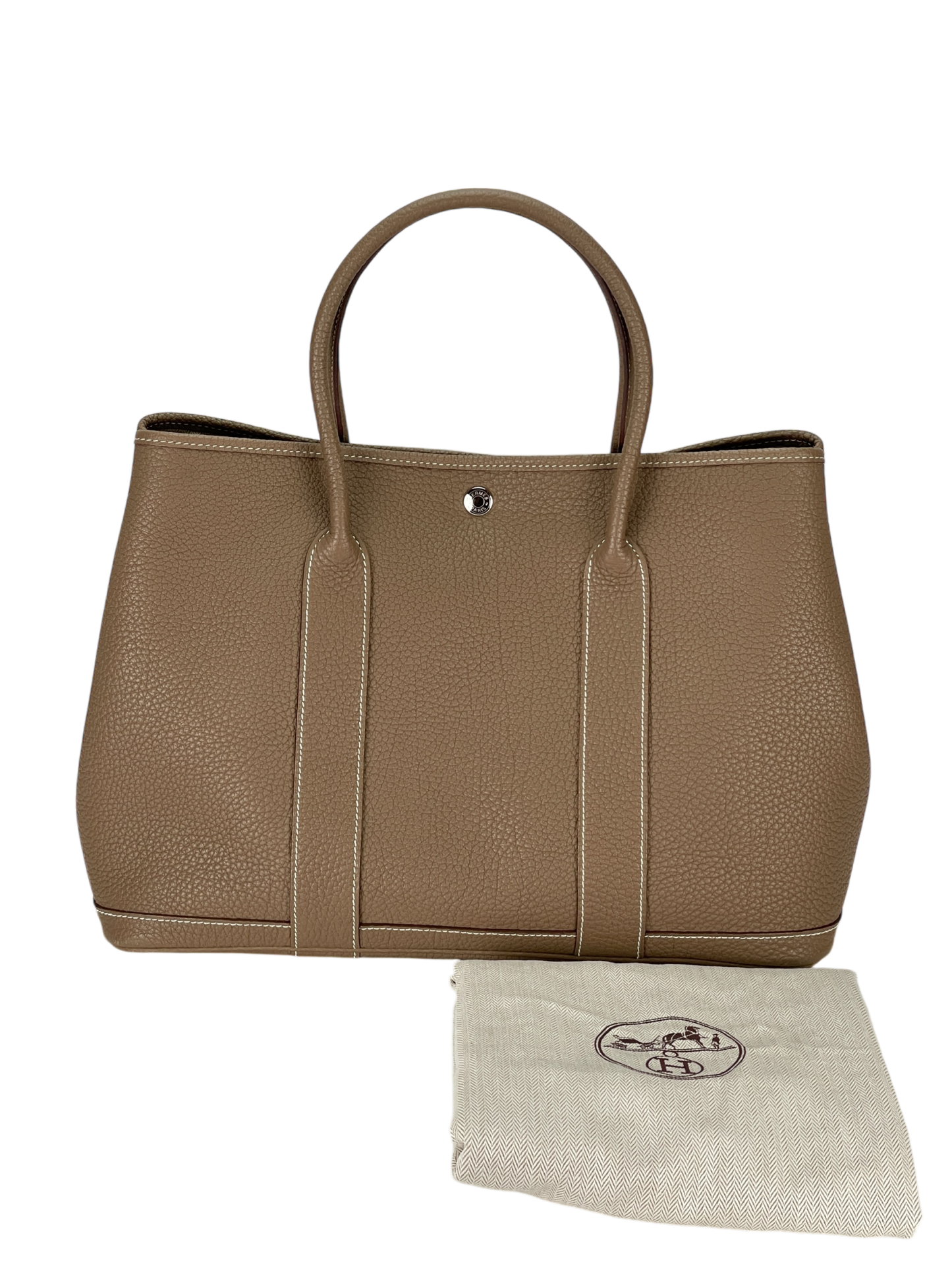 HERMES - Etoupe Garden Party PM