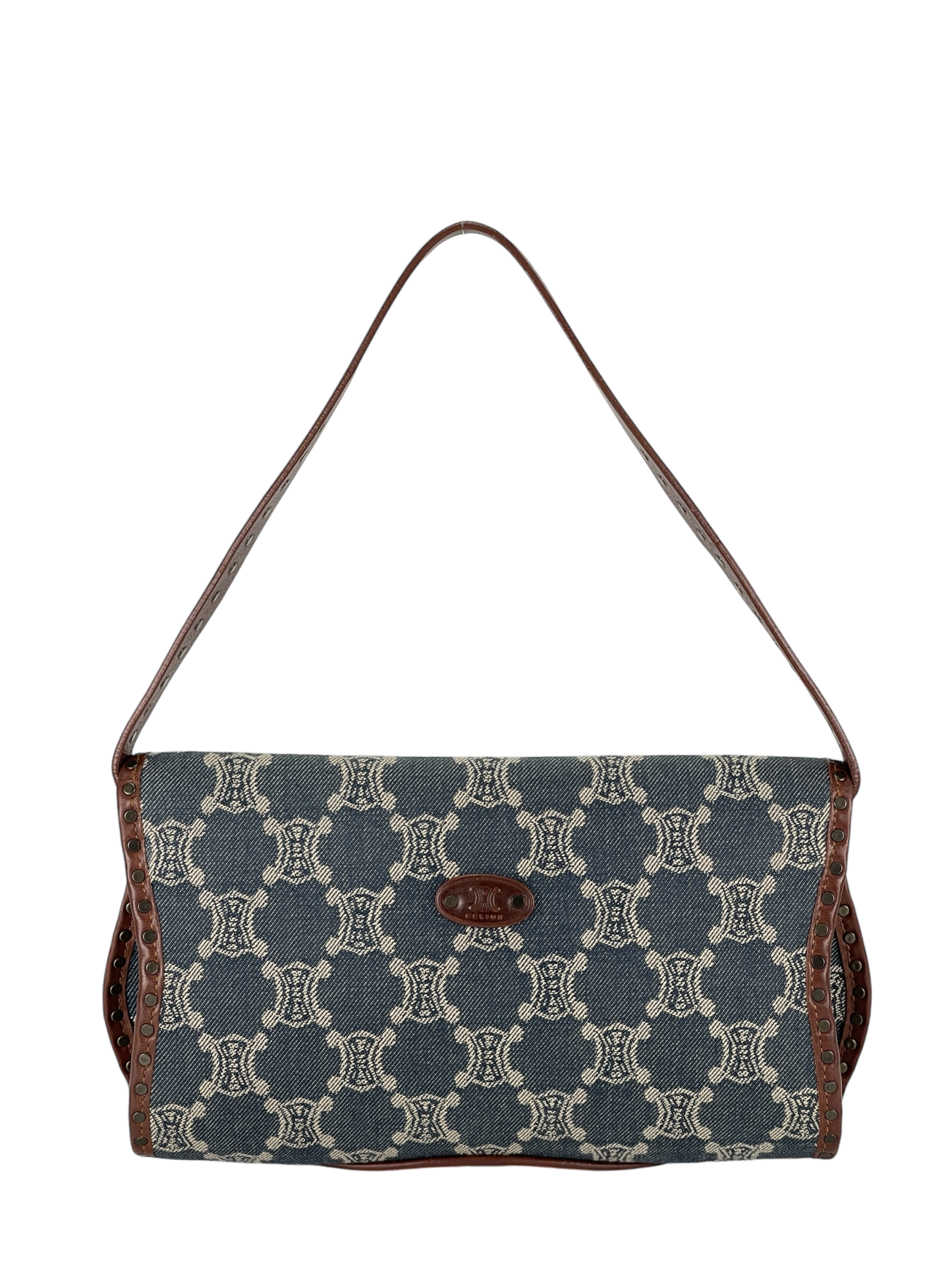 CELIN - Macadam Denim Shoulder Bag