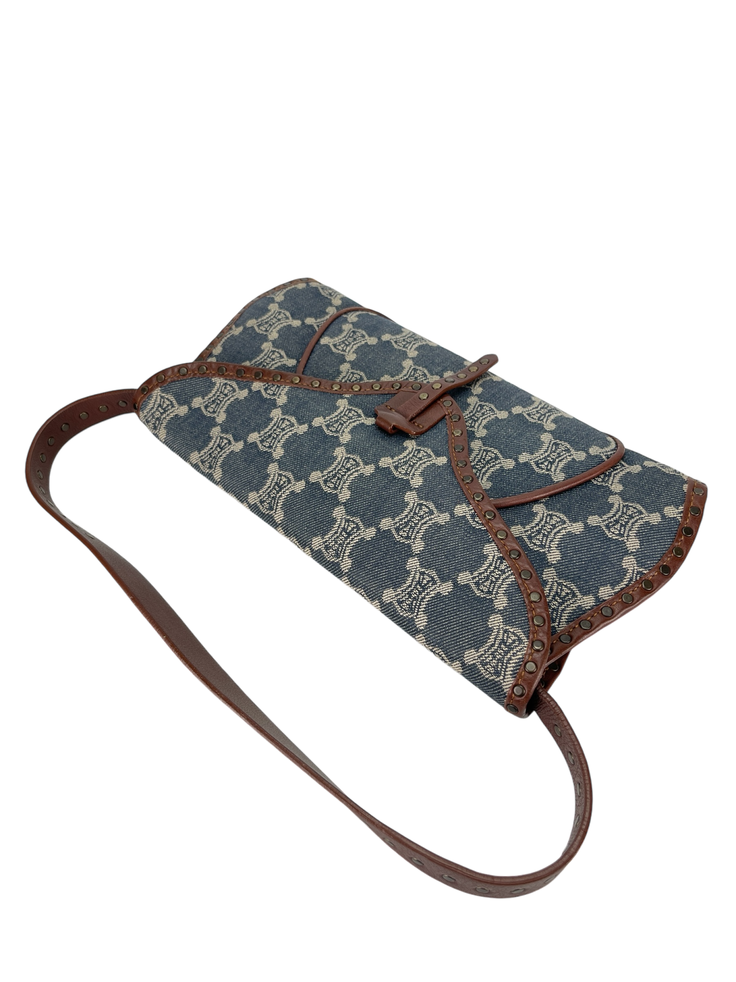 CELIN - Macadam Denim Shoulder Bag