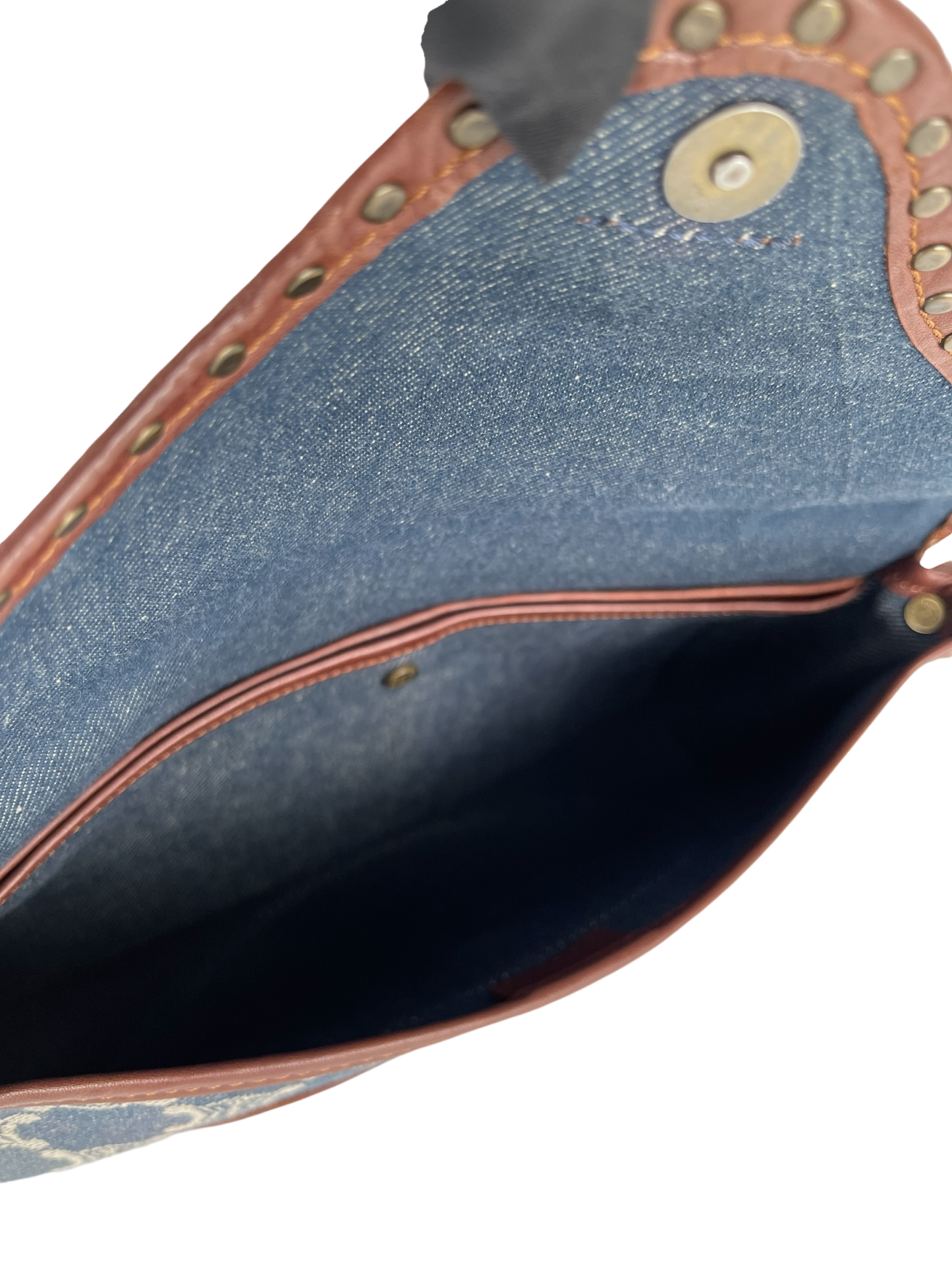 CELIN - Macadam Denim Shoulder Bag