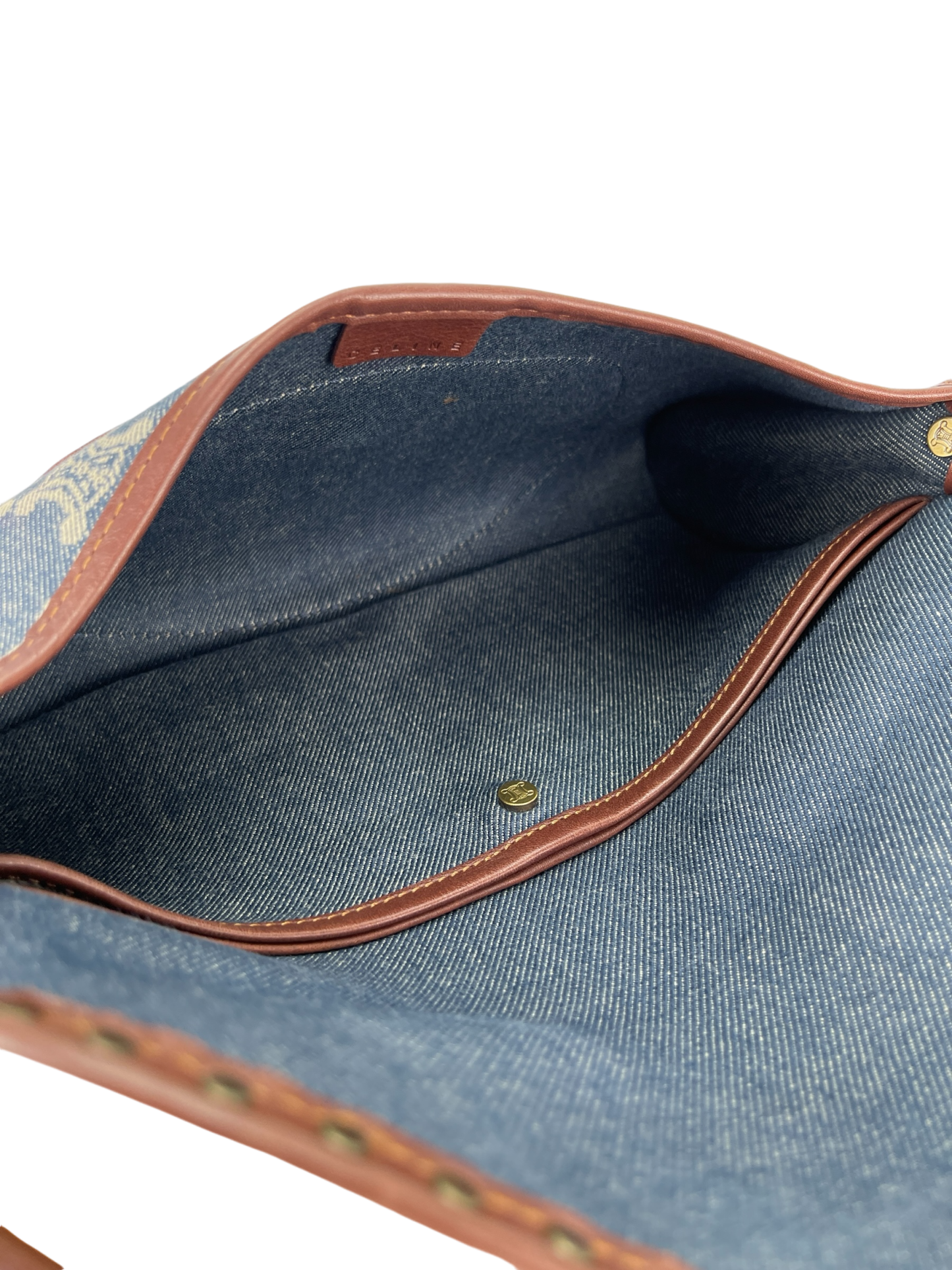 CELIN - Macadam Denim Shoulder Bag