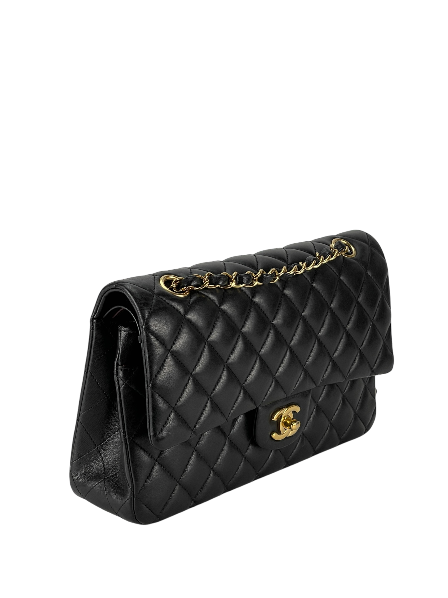 CHANEL - Quilted Lambskin Classic Double Flap 25