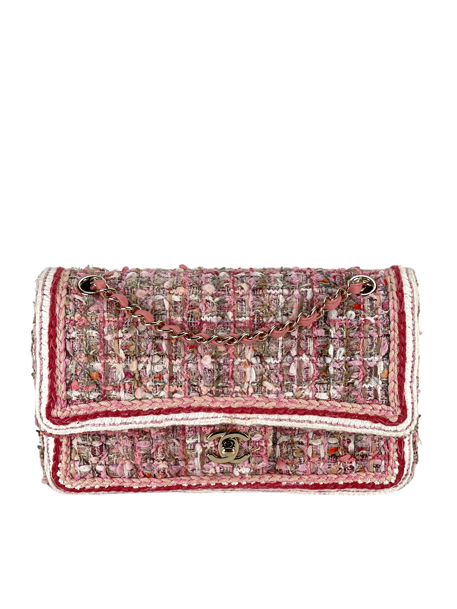 CHANEL - Tweed Braid Mini Flap Bag