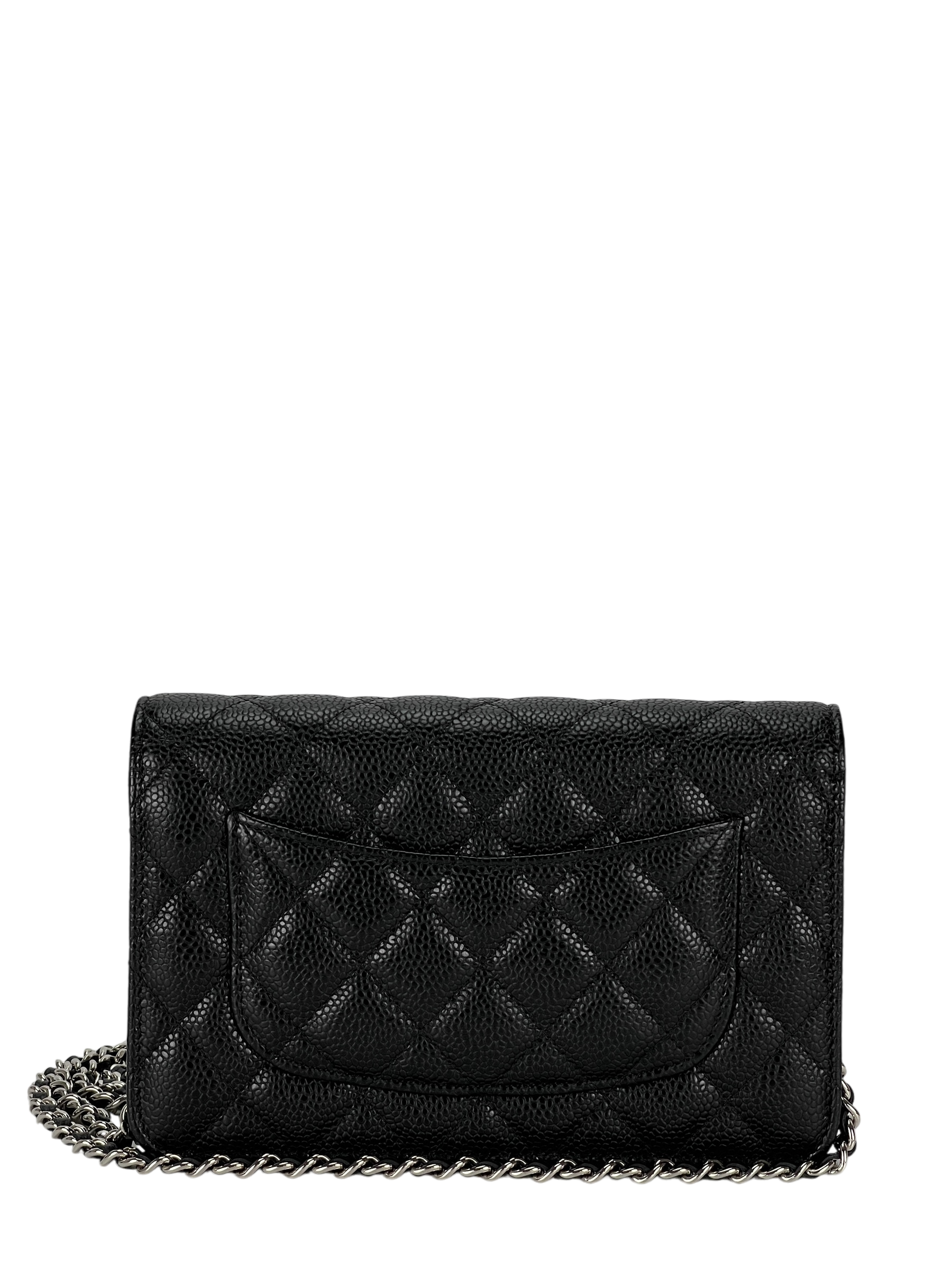 CHANEL - WOC Cavair Leather Crossbody Bag