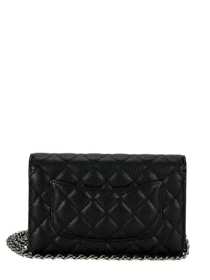 CHANEL - WOC Cavair Leather Crossbody Bag