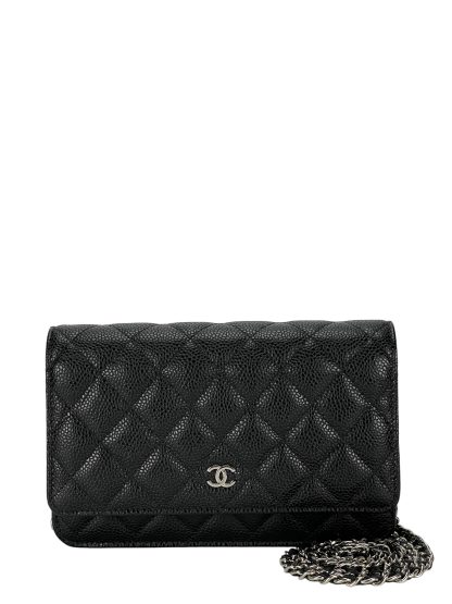 CHANEL - WOC Cavair Leather Crossbody Bag