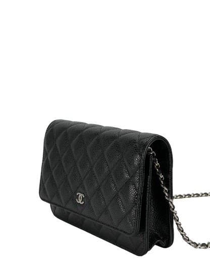 CHANEL - WOC Cavair Leather Crossbody Bag