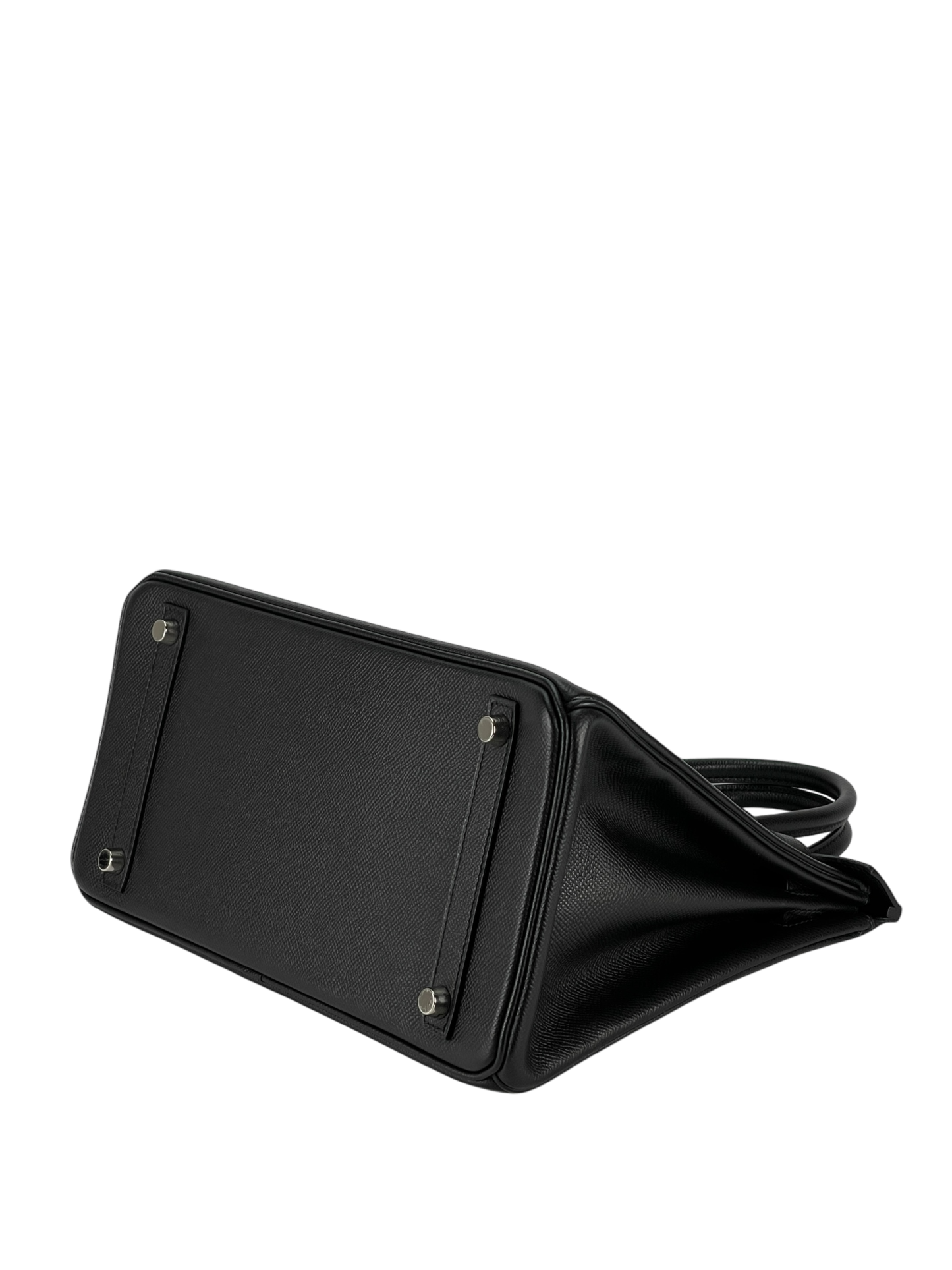 HERMES - Birkin 30 Black Epsom Sliver Hardware
