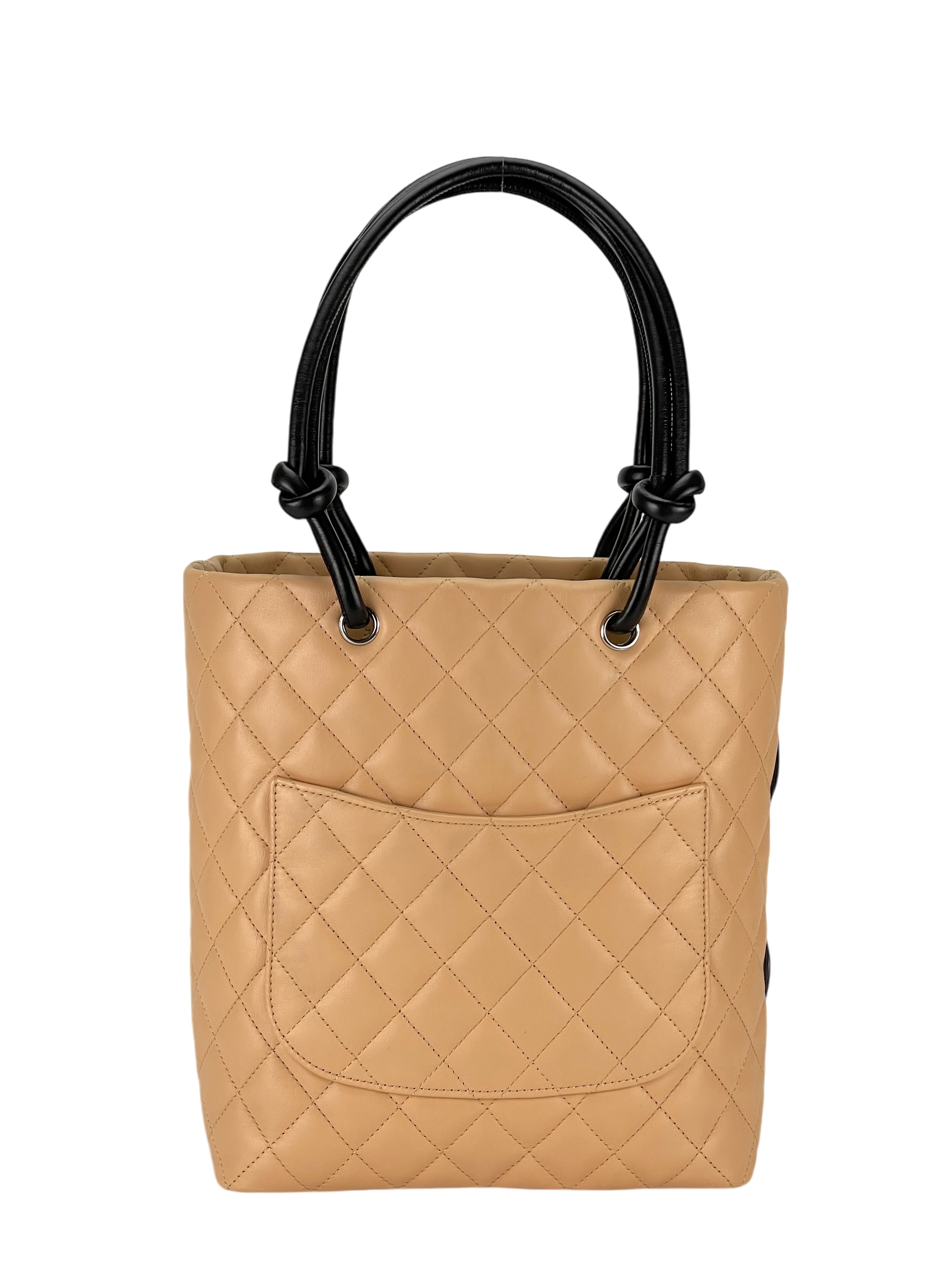  CHANEL - Cambon Tote Bag Beige Calfskin