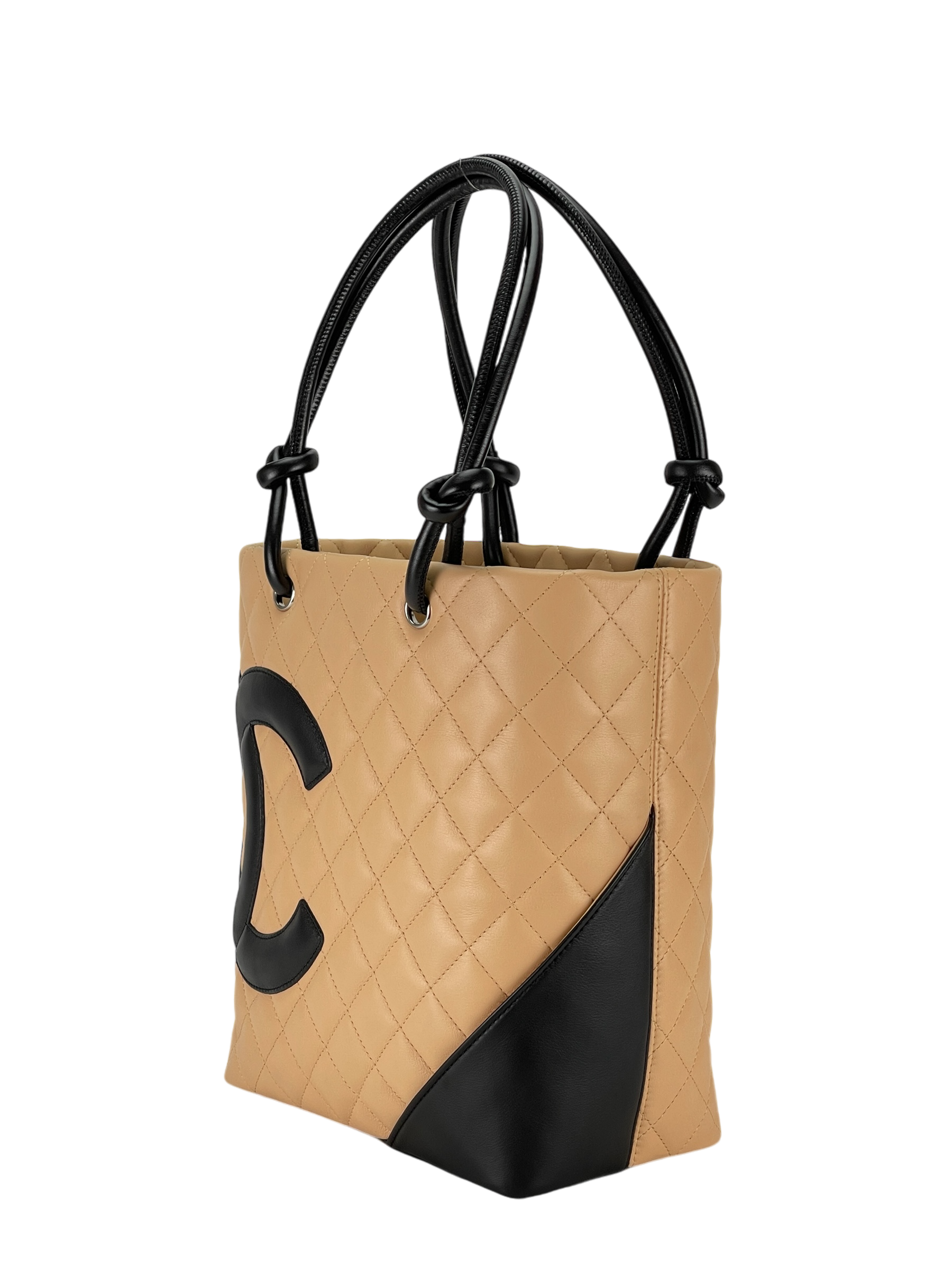 CHANEL - Cambon Tote Bag Beige Calfskin