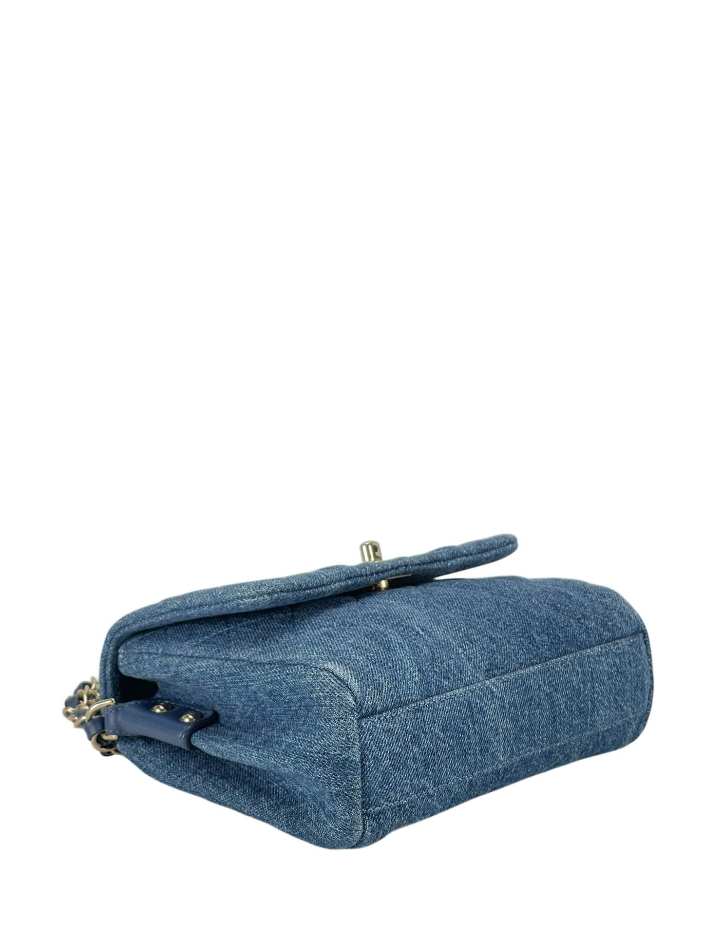 CHANEL - Flap Bag Shoulder Bag Blue Denim