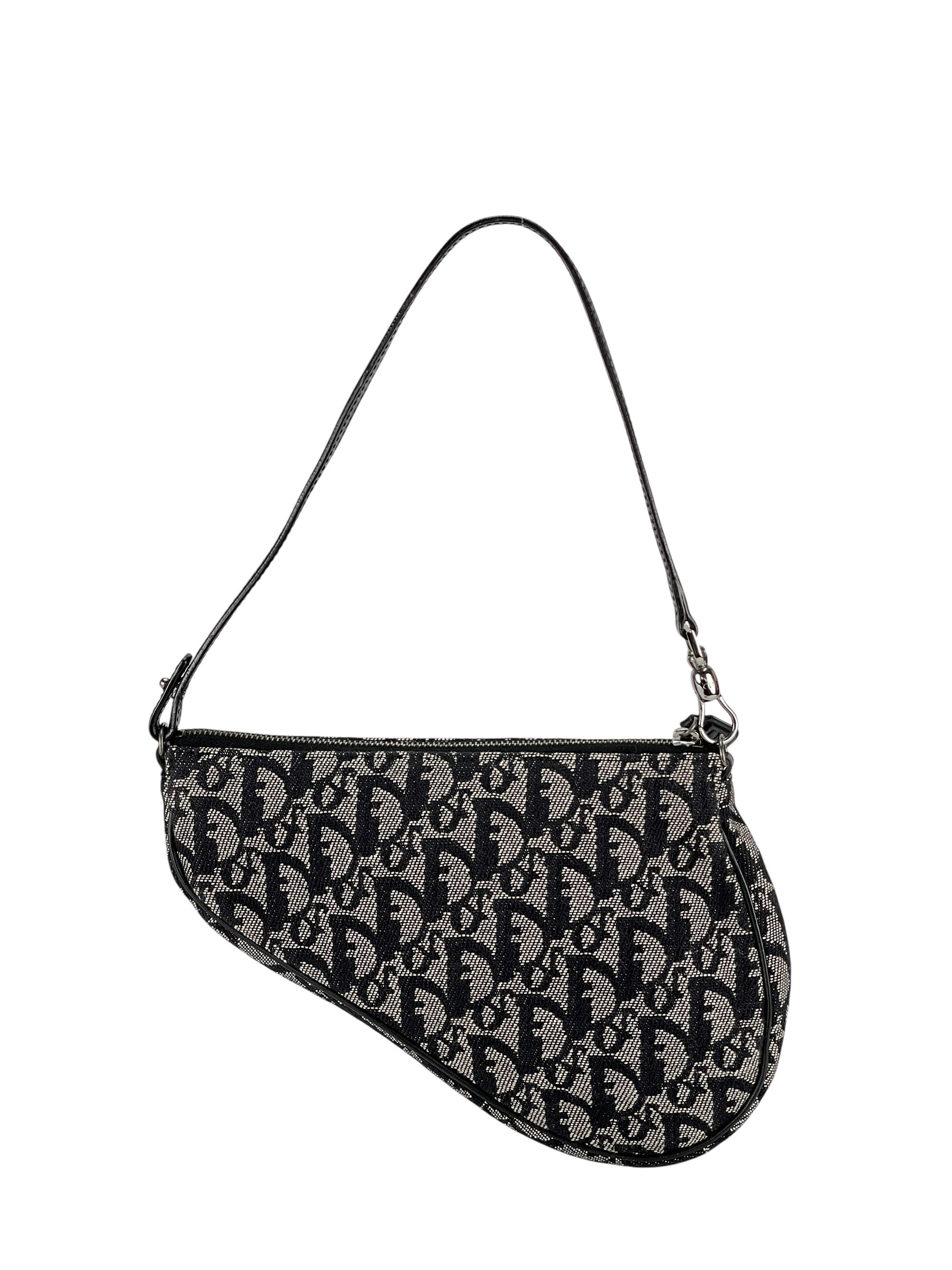 DIOR - Saddle Pochette Black Monogram