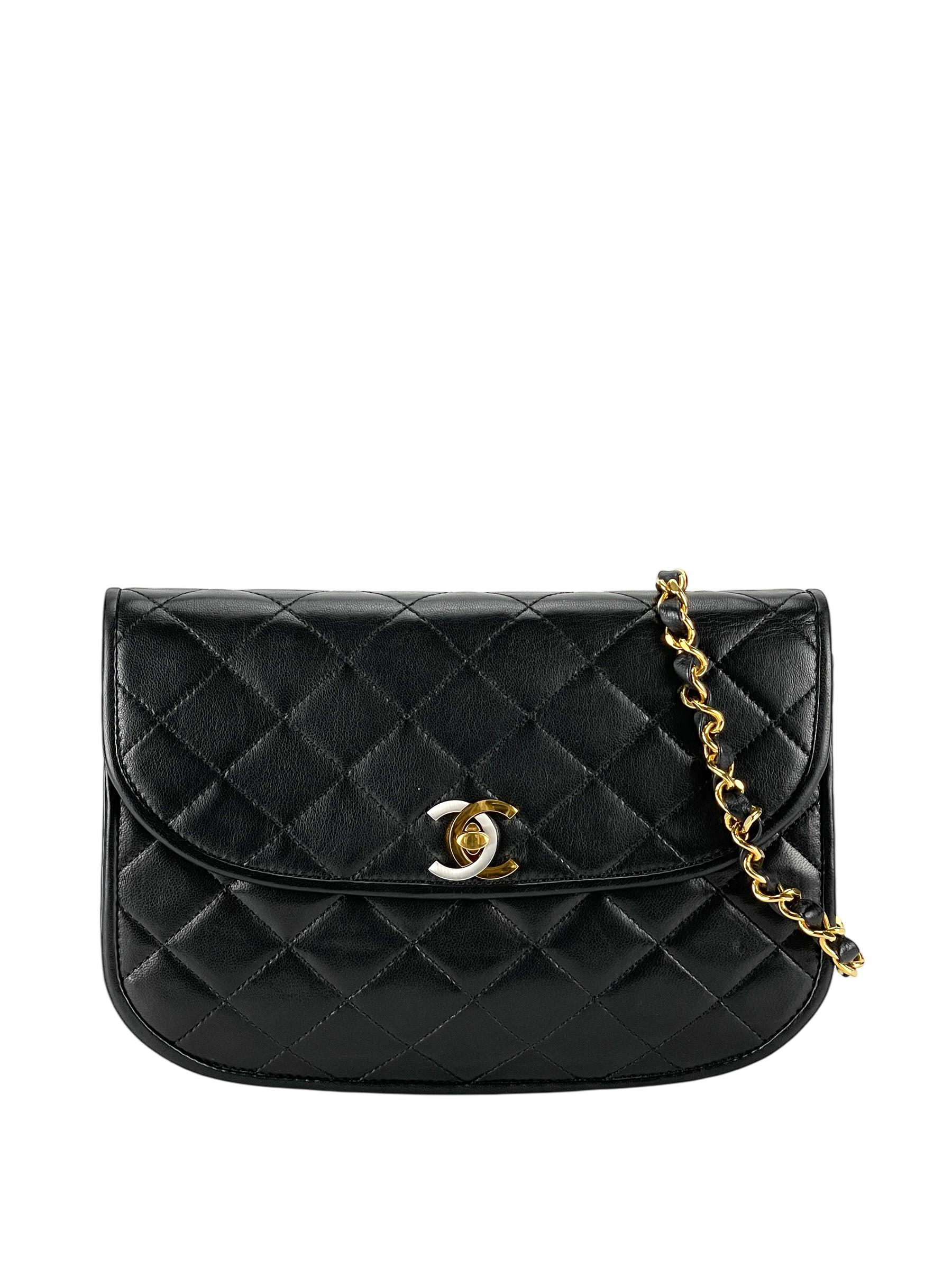 CHANEL - Paris Limited Edition Flap Bag Black Lambskin